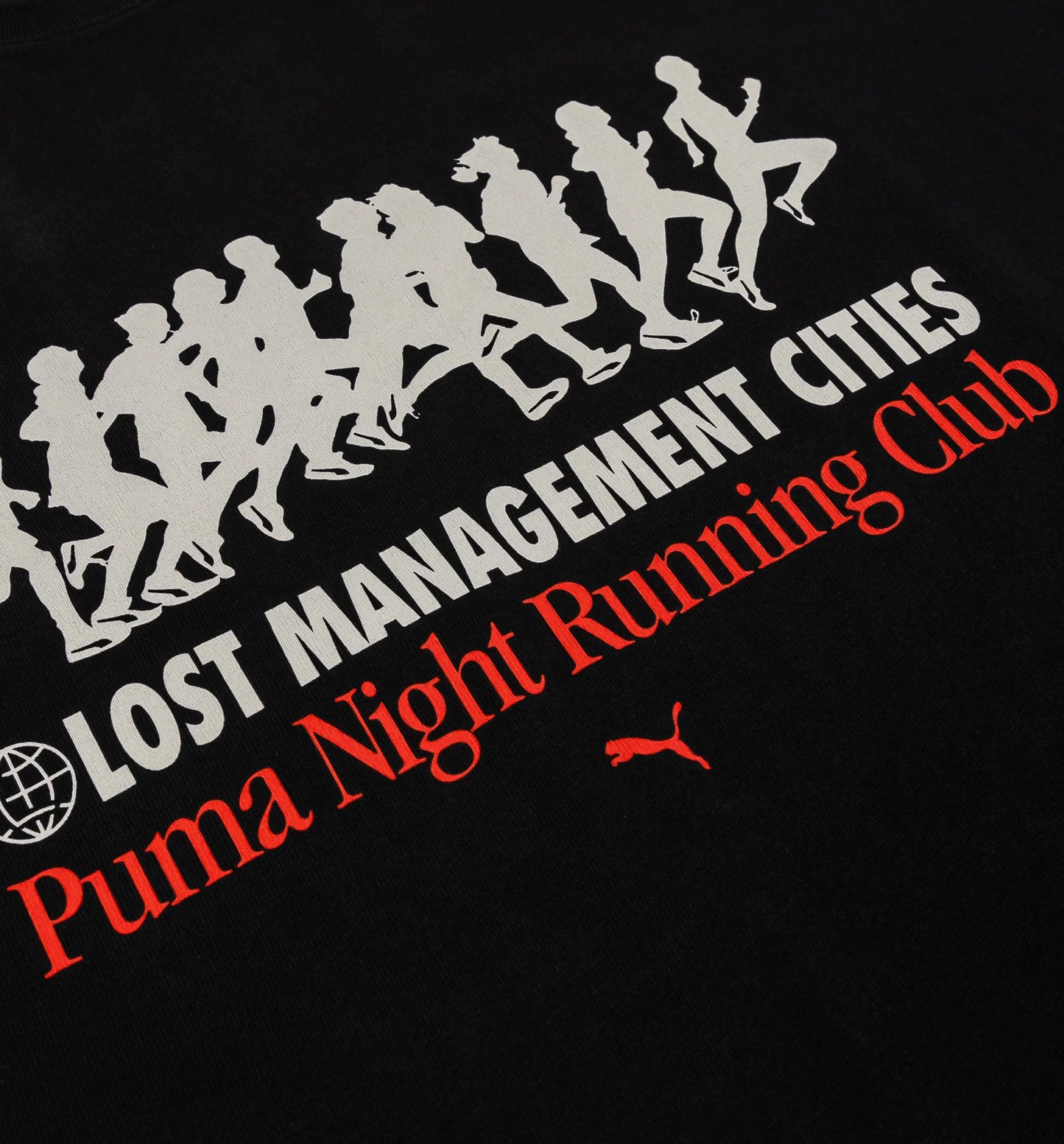 Lost Management Cities Mens Short Sleeve Shirt Black