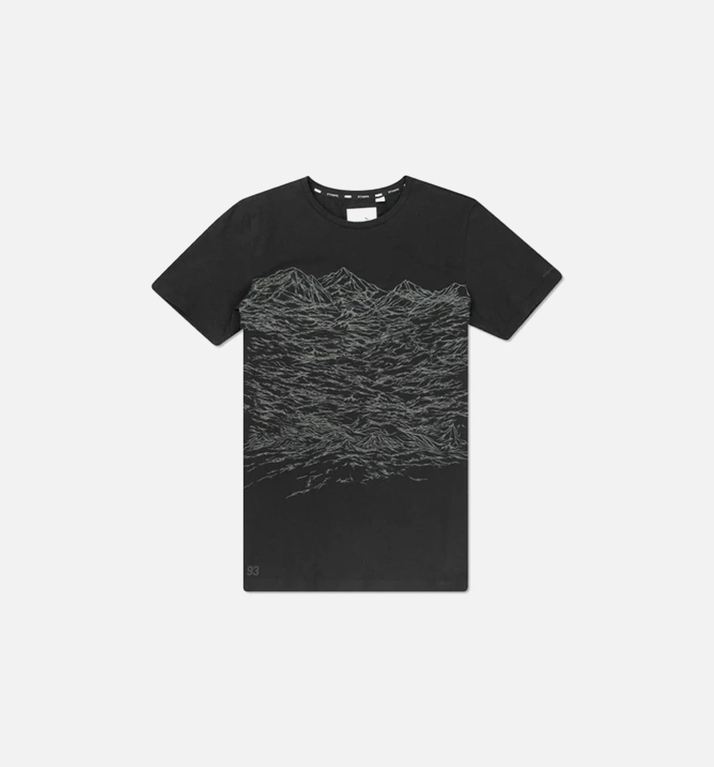 Puma X Stampd Wave Texture Print Shirt Mens Black