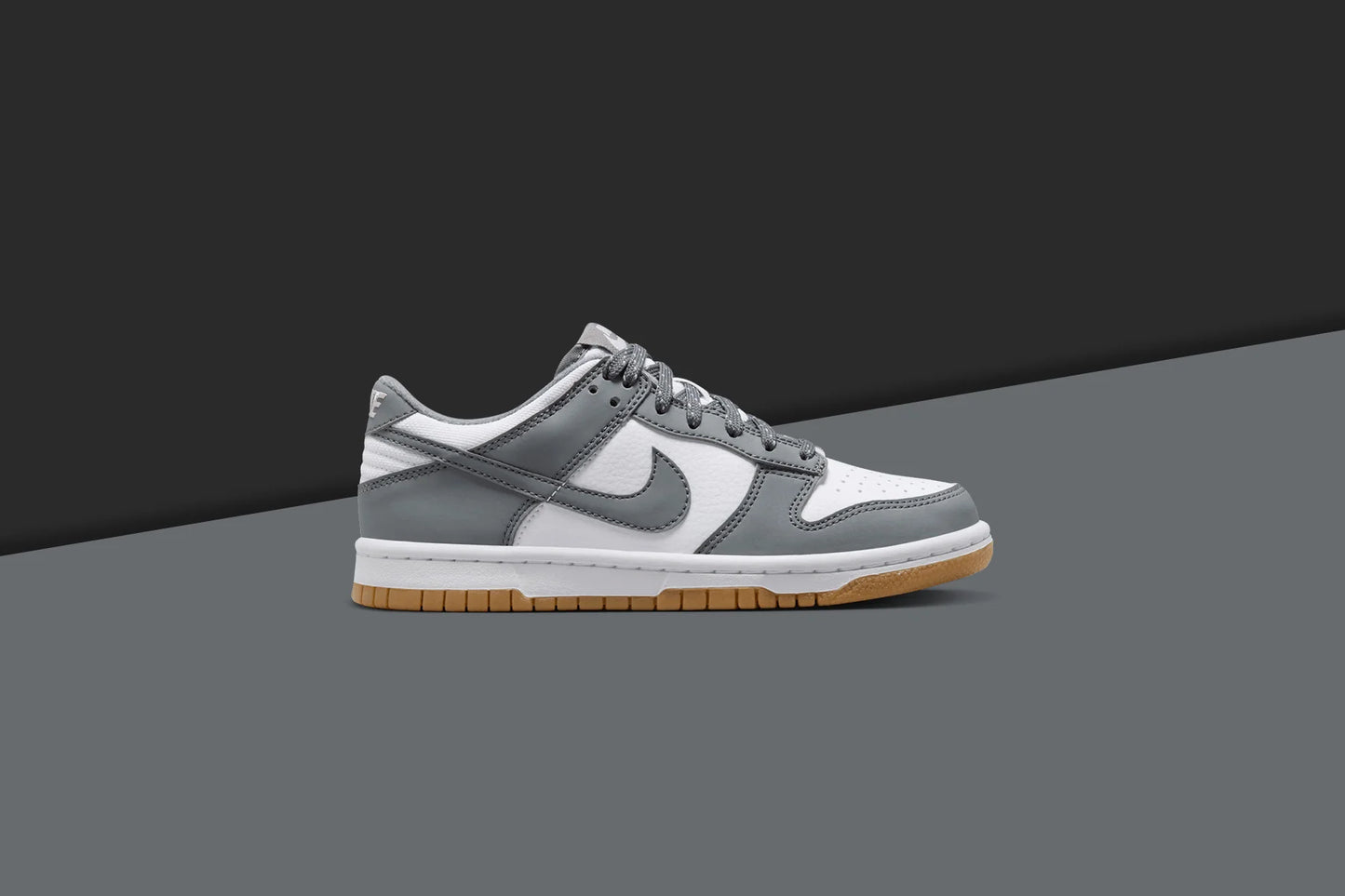 Dunk Low GS Reflective Grey White Smoke Grey Light Iron Ore
