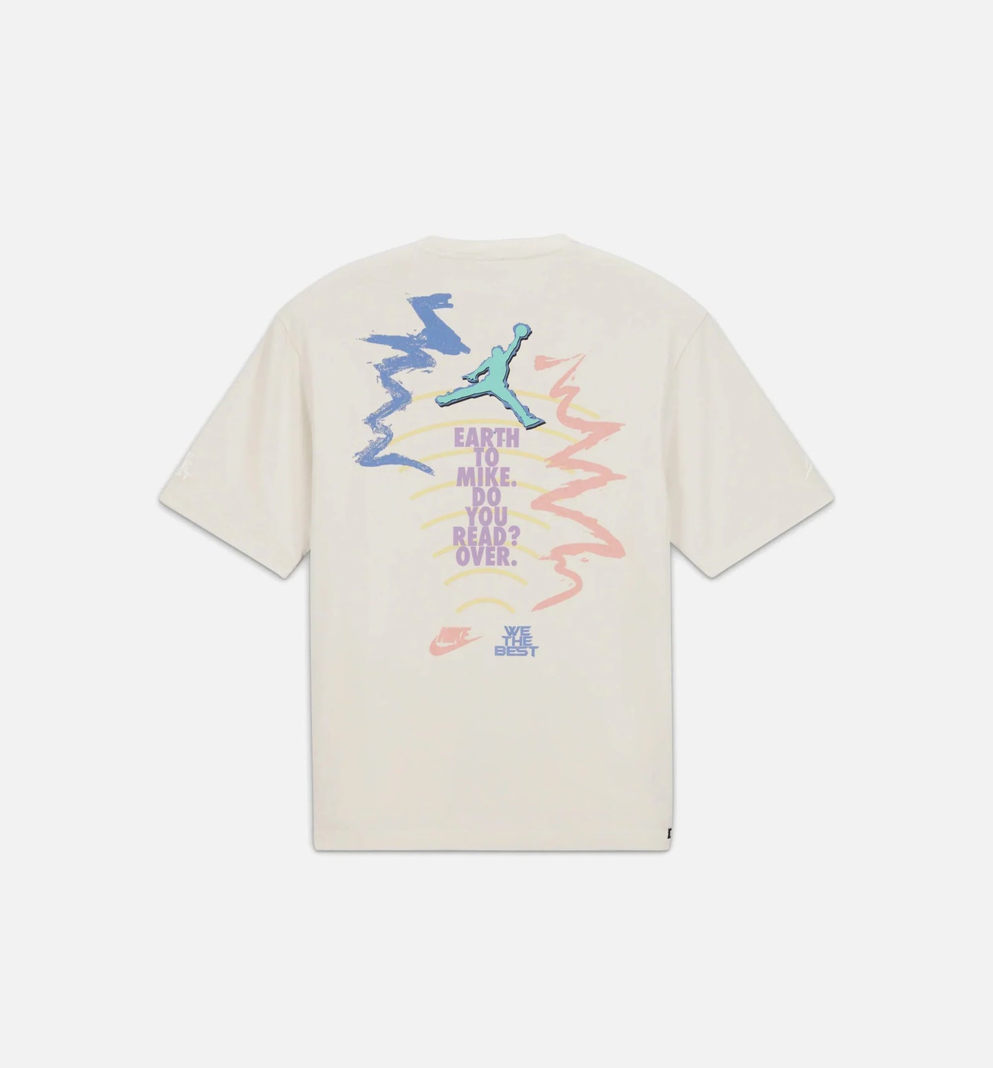 Air Jordan x DJ Khaled Mens Short Sleeve Shirt Beige