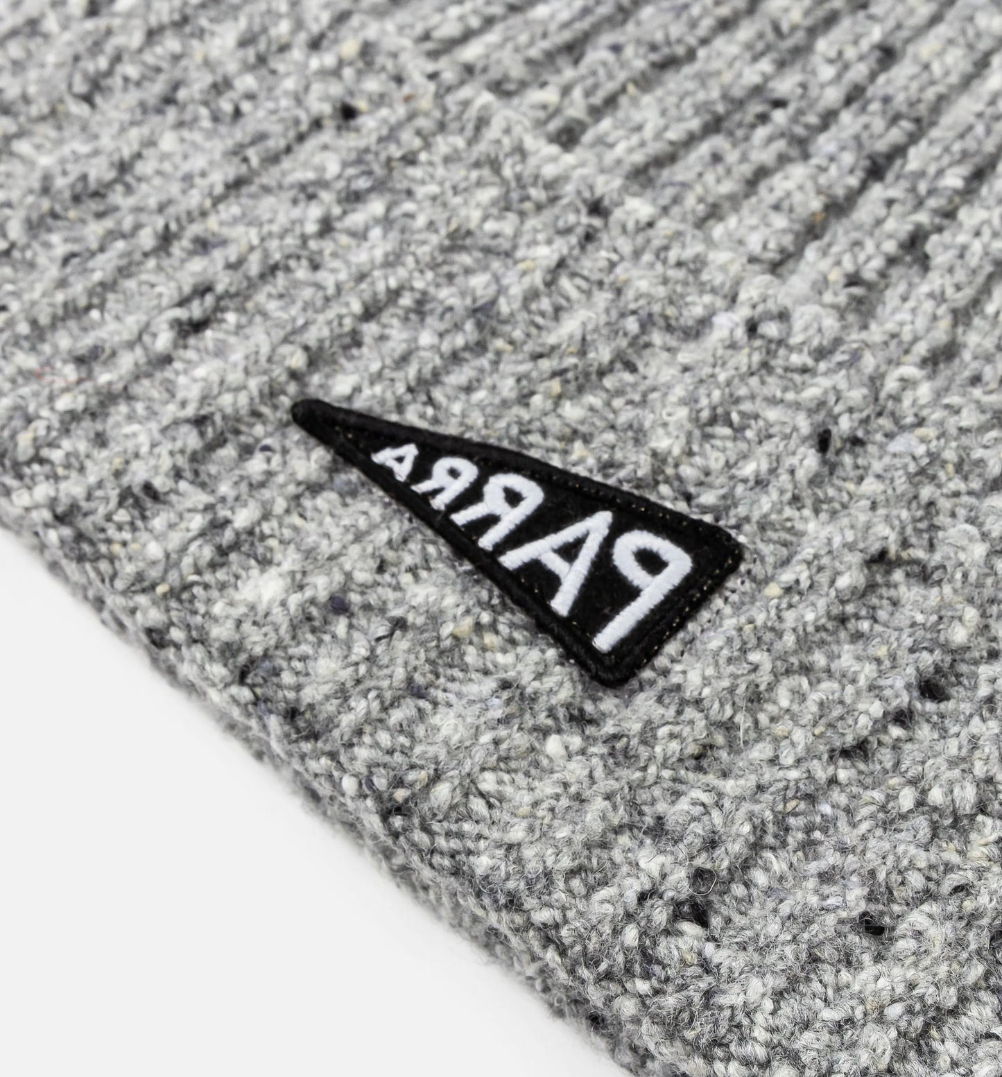 Reversed Flag Beanie Mens Hat Grey