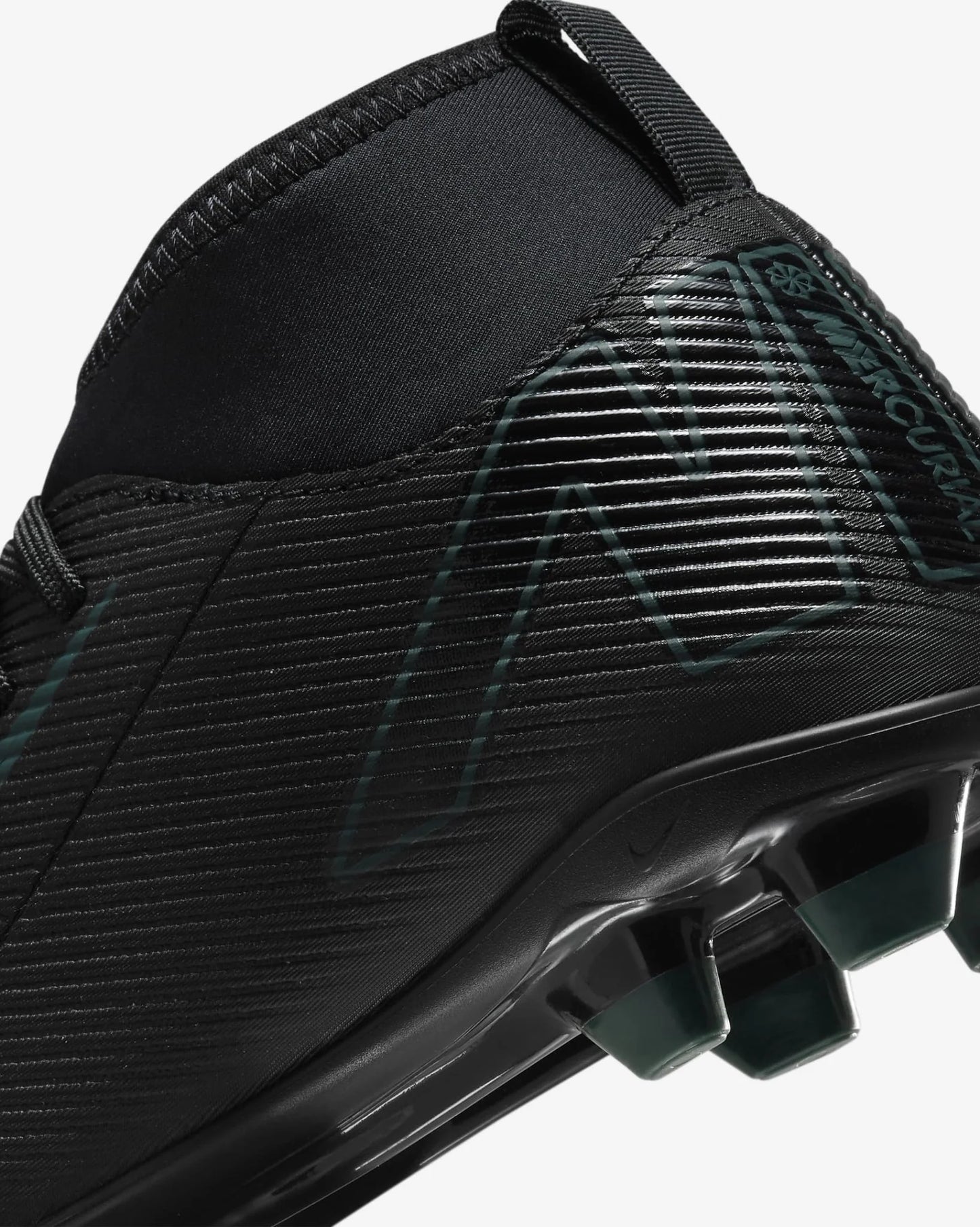 Nike Jr Superfly 10 Club FG Firm Ground Soccer Cleats Black Deep Jungle Black