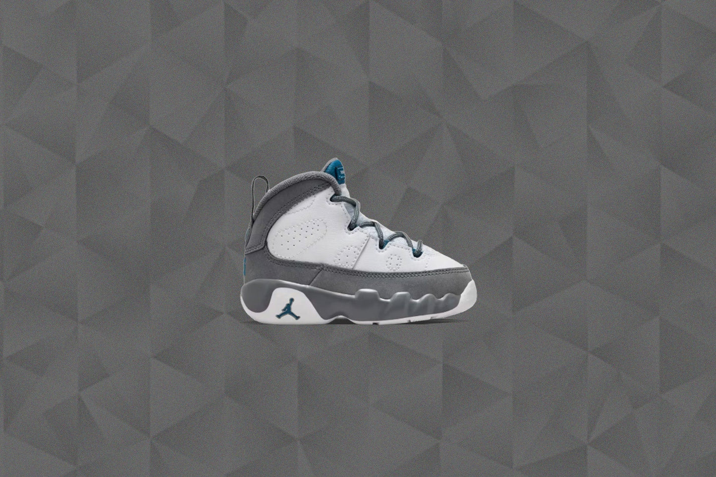 Air Jordan 9 Retro Flint Grey TD White French Blue Flint Grey