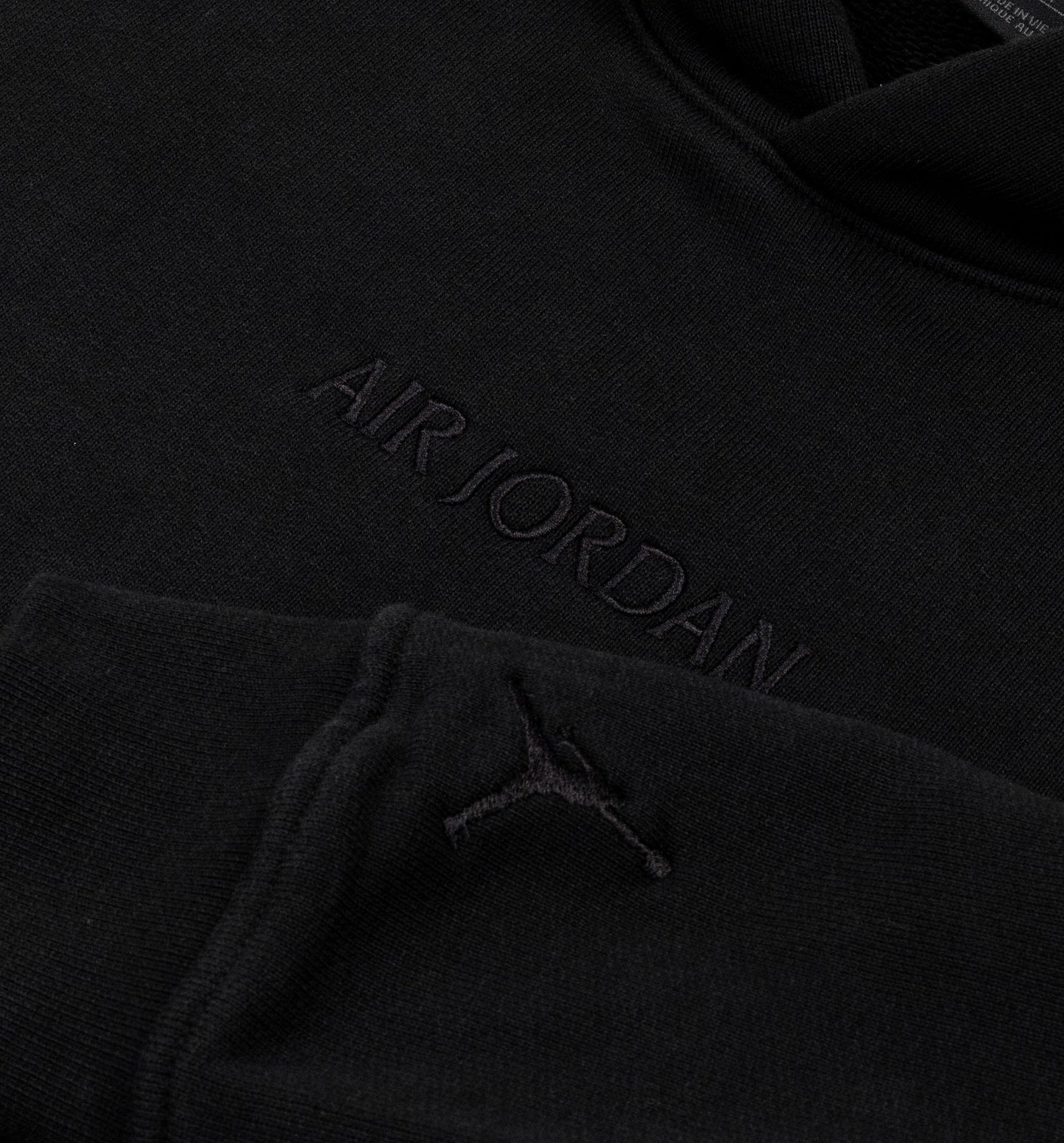 Wordmark Fleece Mens Hoodie Black