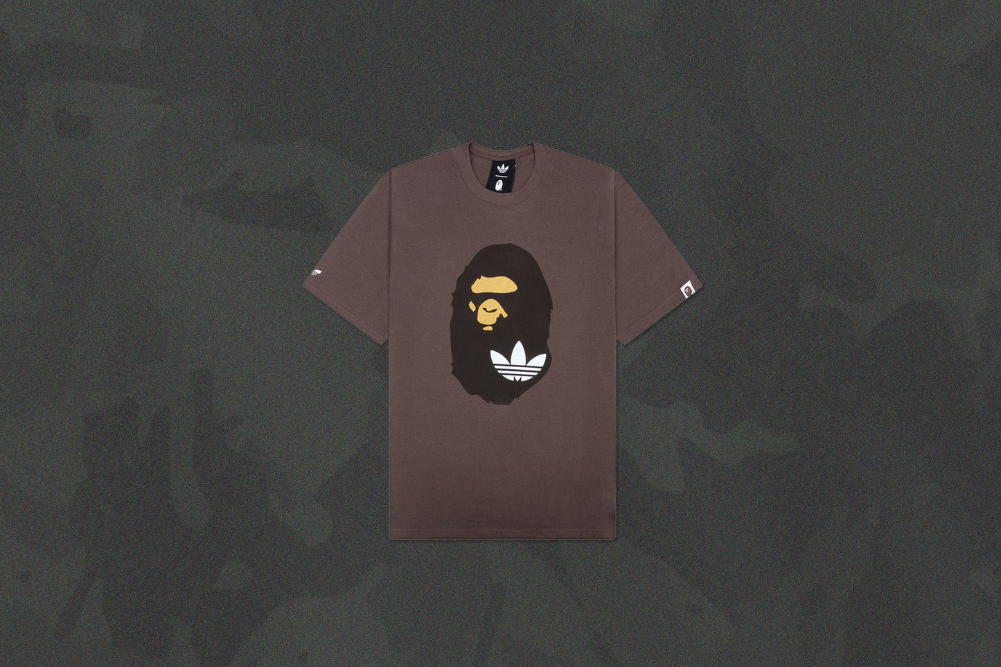 Adidas x BAPE S S Tee Earth Strata
