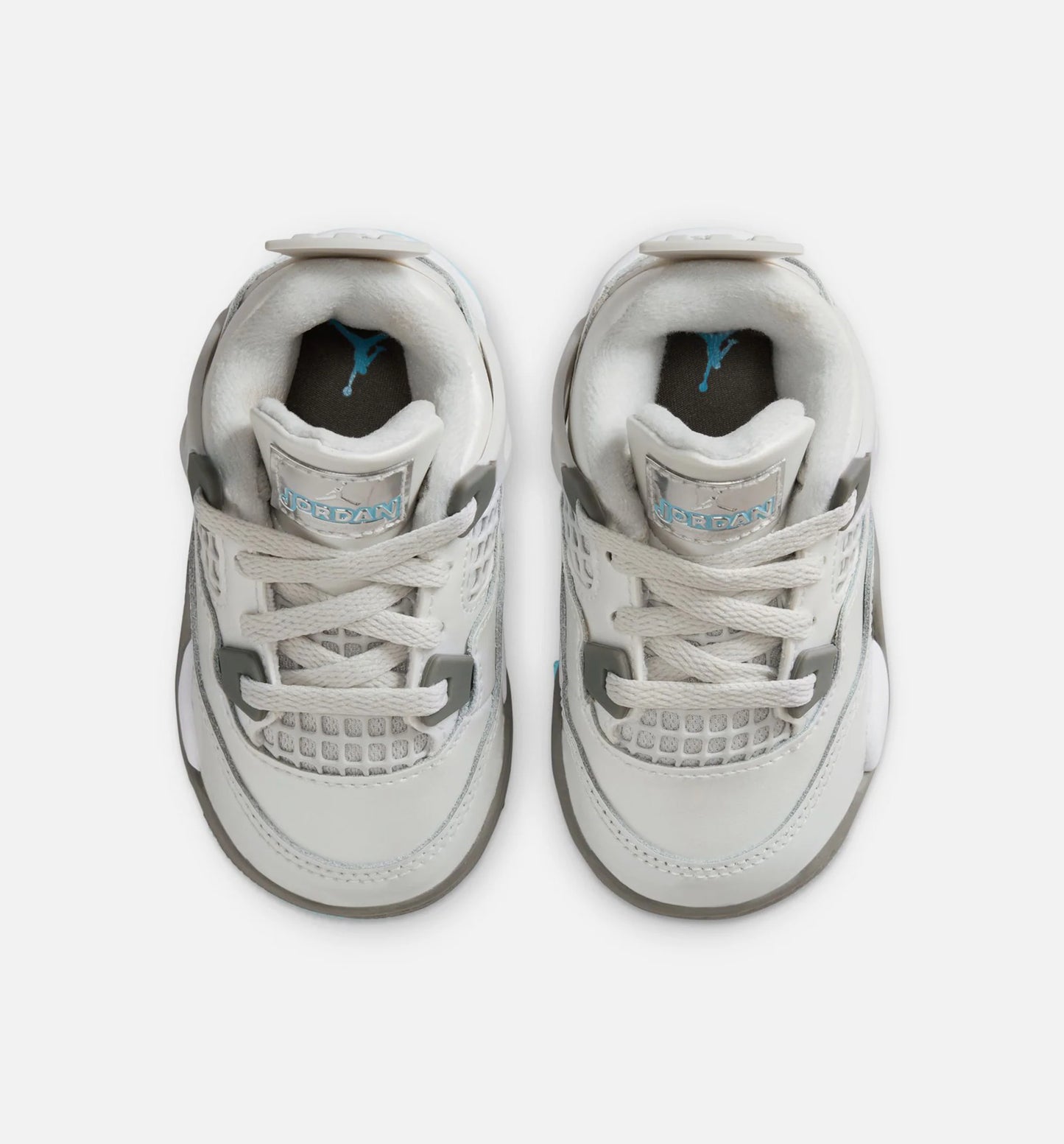 Air Jordan 4 Retro Blue Chill Infant Toddler Lifestyle Shoe Photon Dust Blue Chill Flat Pewter White Blue Tint