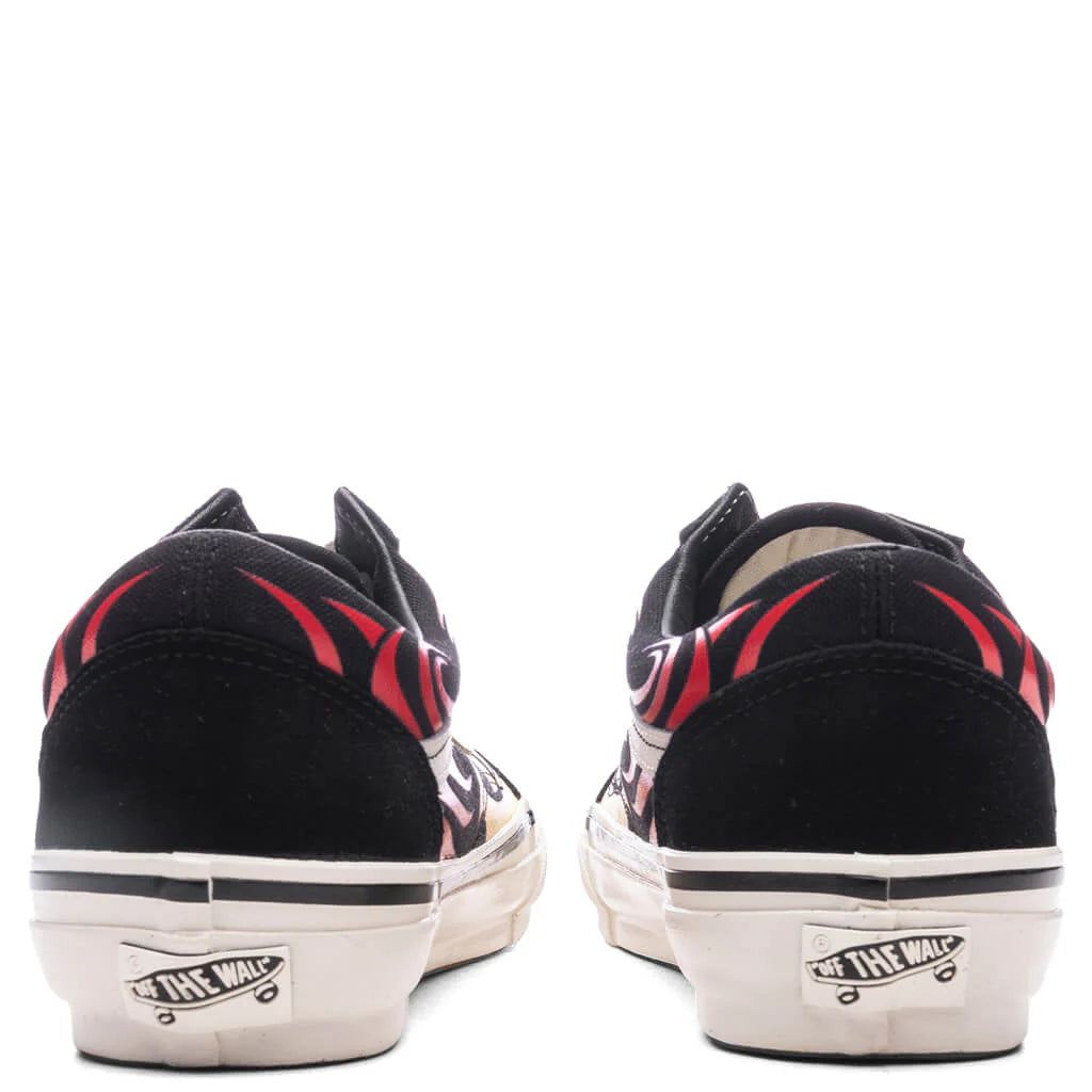 Premium Old Skool Y2K Flame Black White