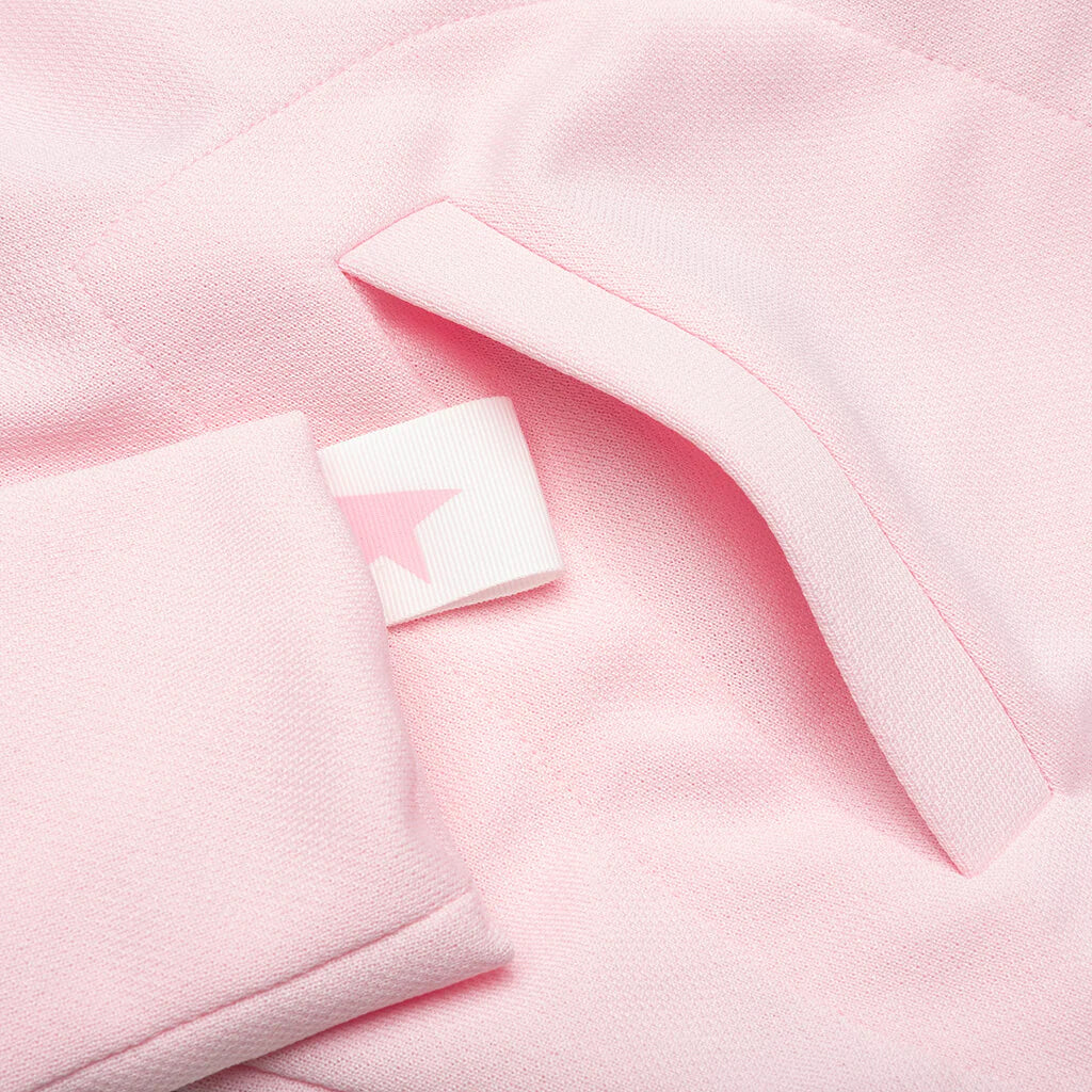 Womens Star Zipped Track Jacket Rose Shadow