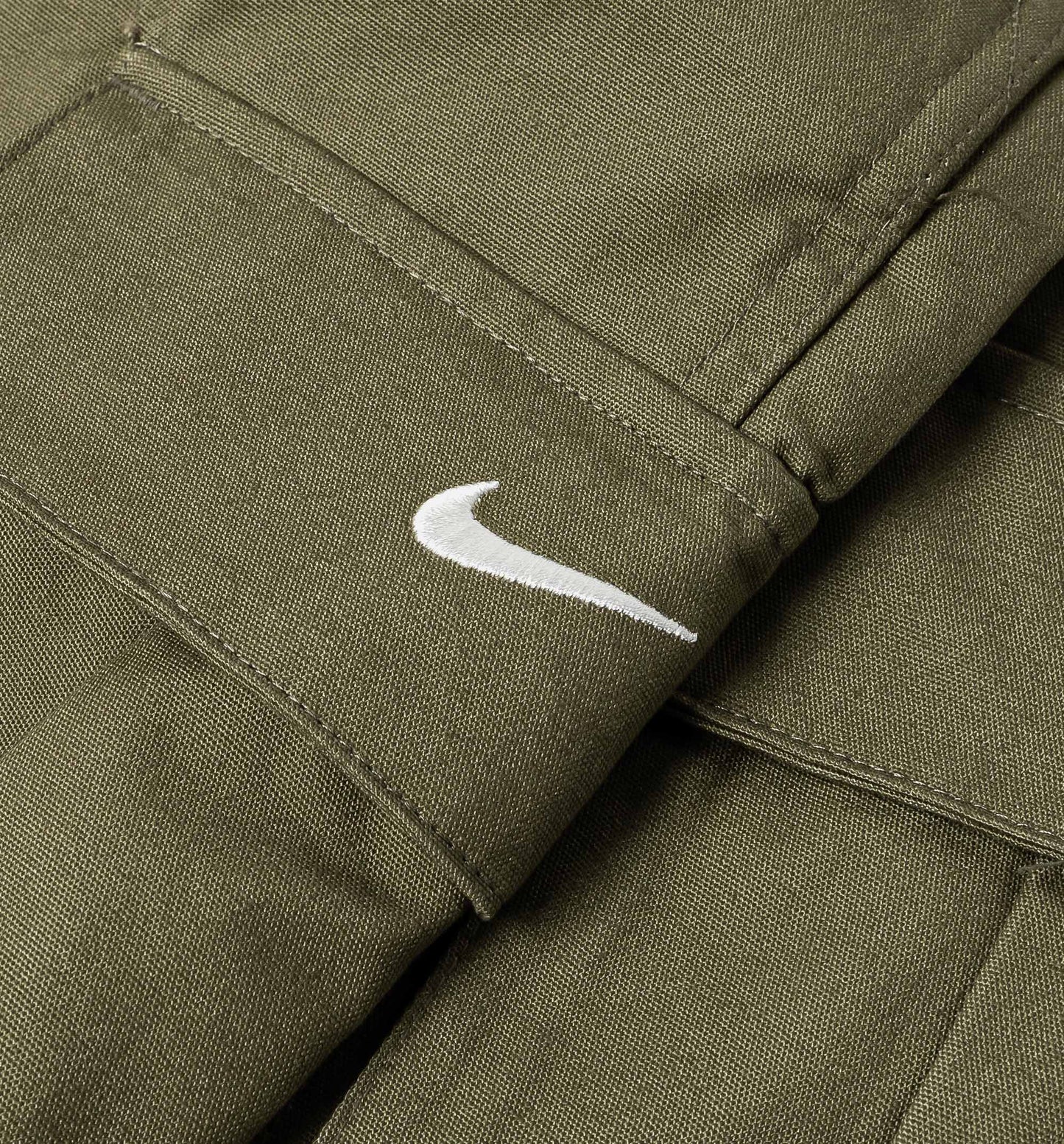 Mid Rise Oversized Woven Cargo Womens Pant Medium Olive Sail