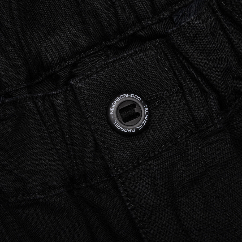 Wide Cargo Shorts Pants Black