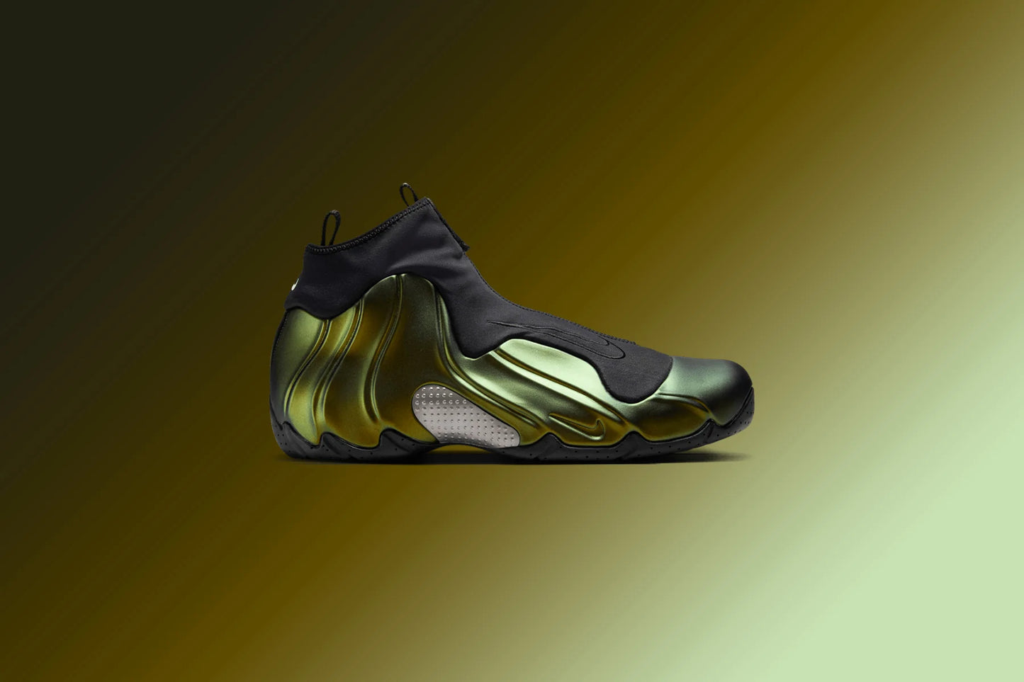 Air Flightposite QS Metallic Gold Black Metallic Silver