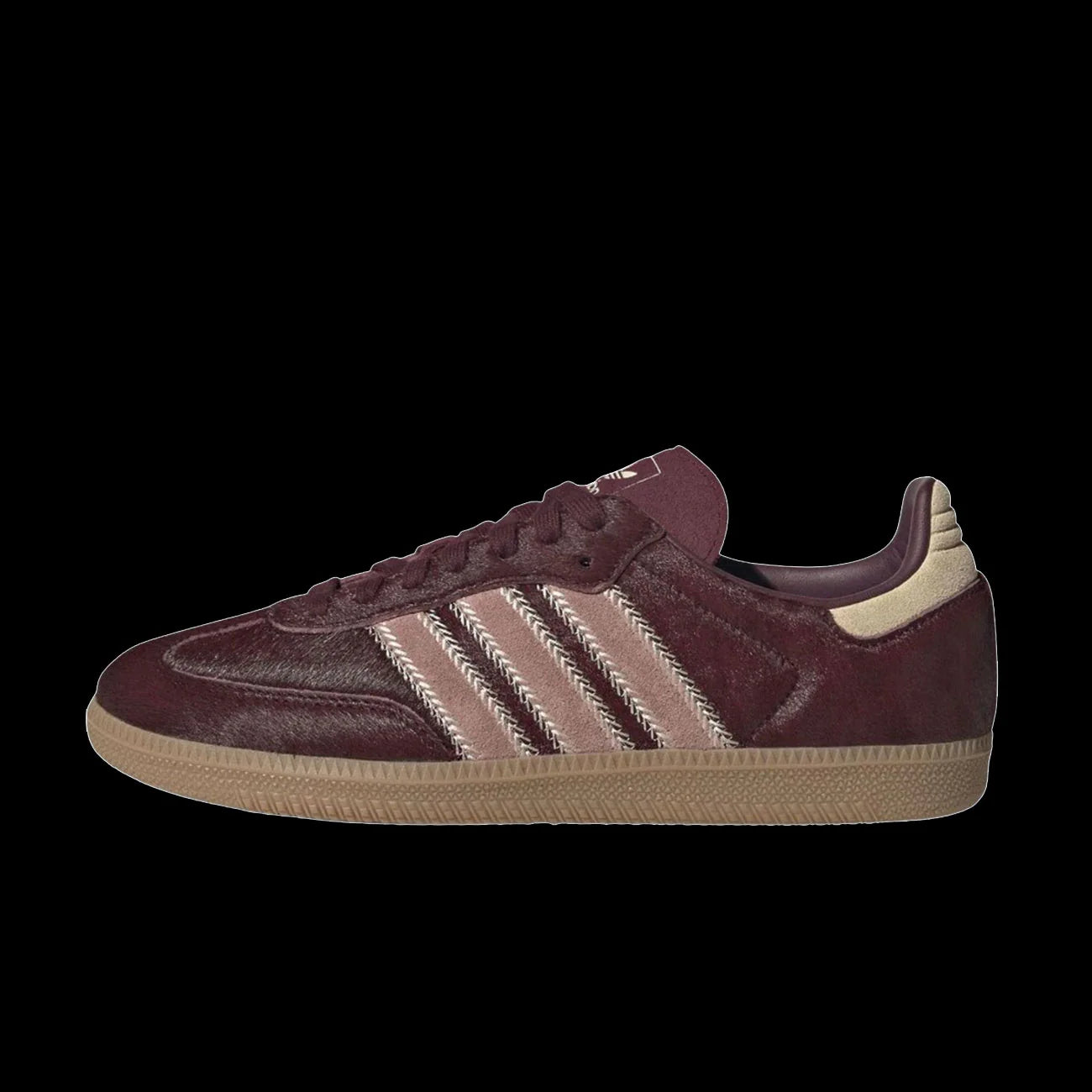 WMNS Adidas Samba OG Maroon Sand Starta Pony