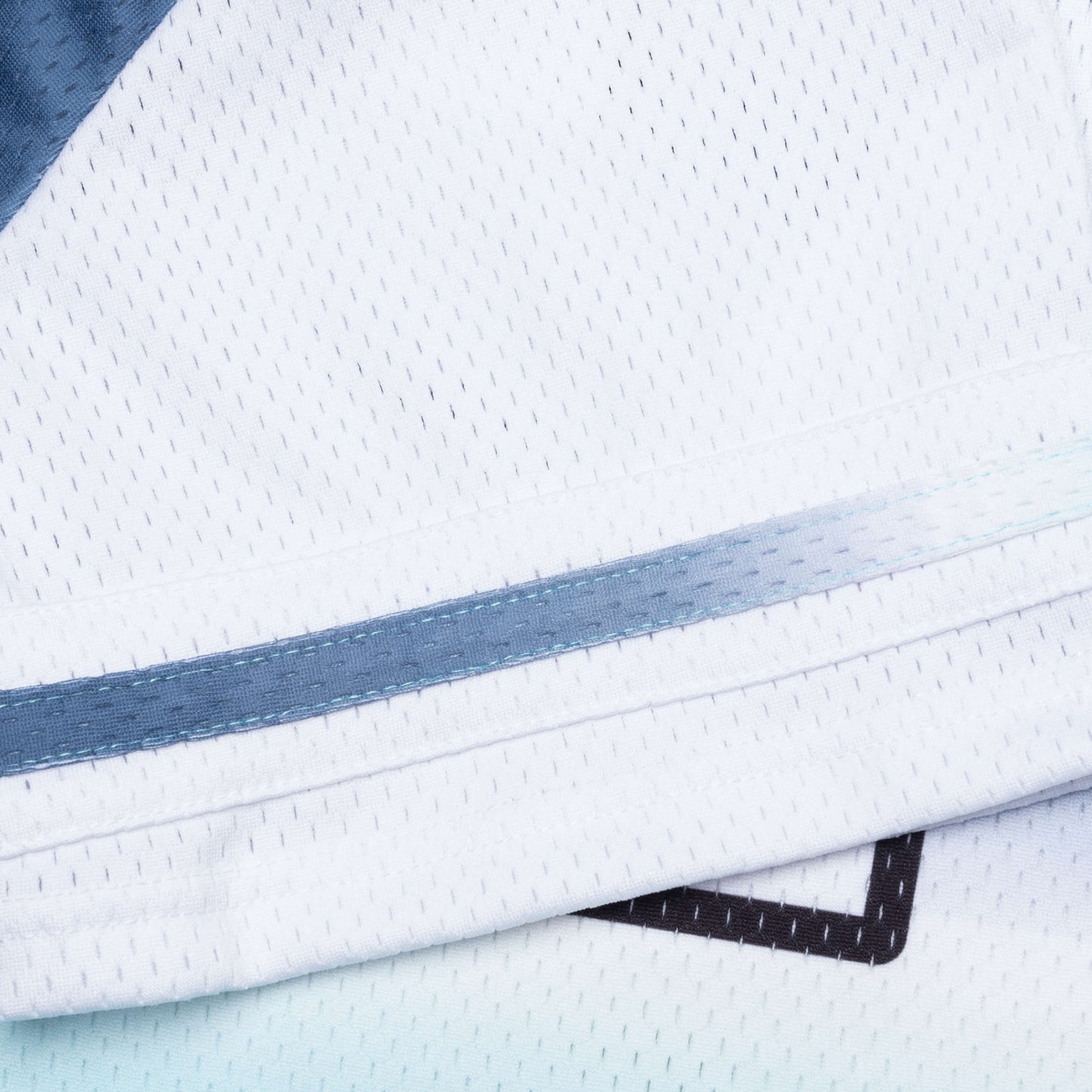 Mesh Football Jersey White Multi