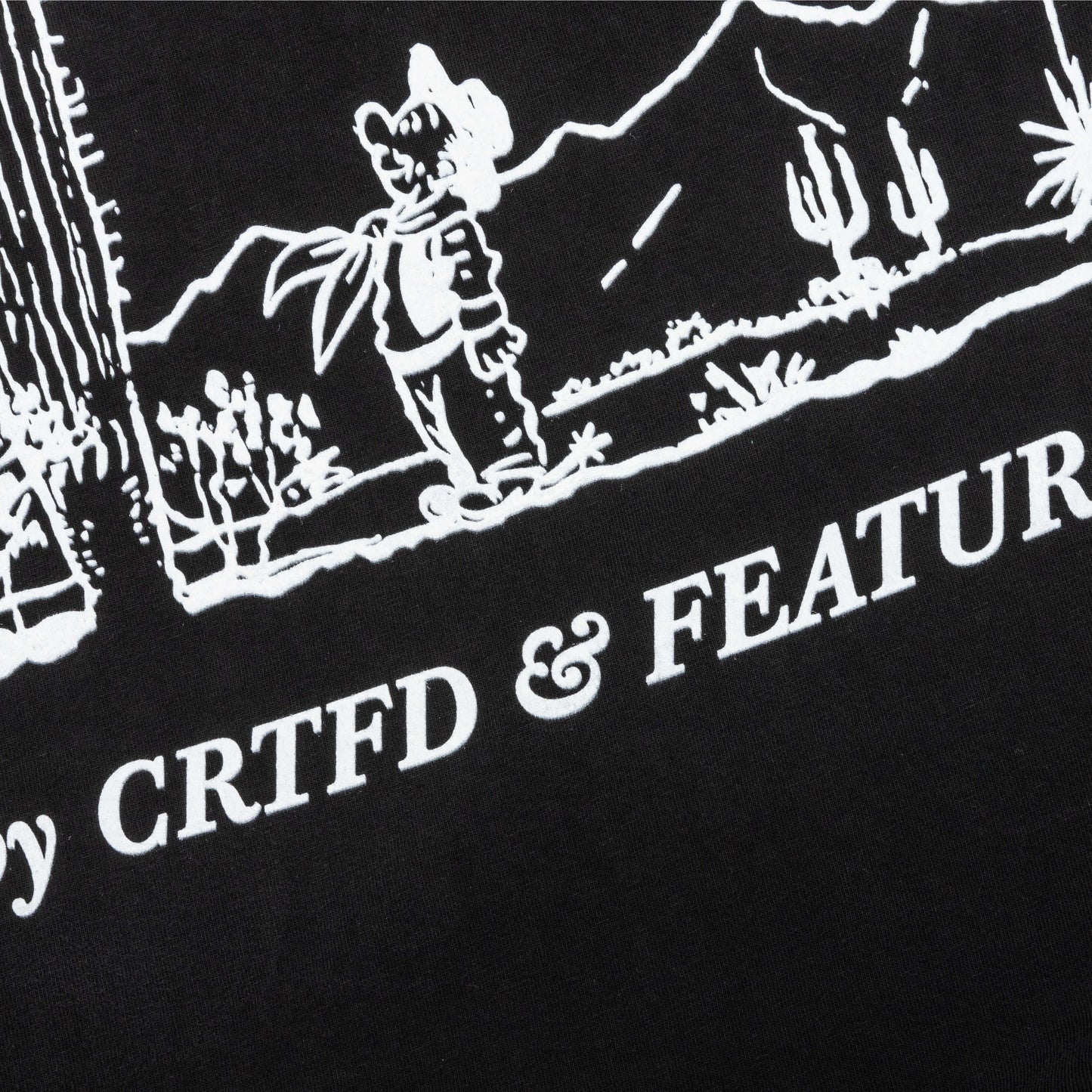 Feature x CRTFD T Shirt Black