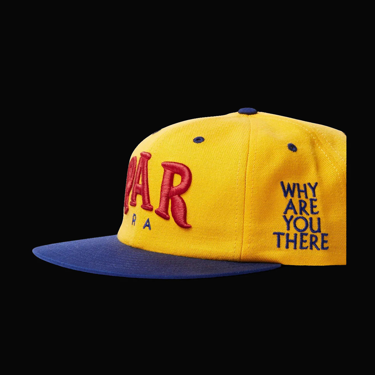 By Parra Dollar Store 6 Panel Hat Yellow Blue