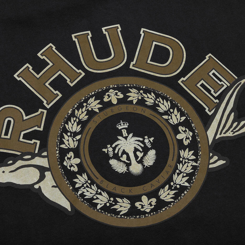 Rhude Black Caviar Tee Vintage Black