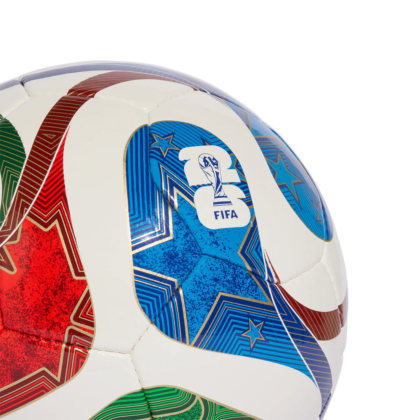 adidas World Cup 26 Trionda Pro Sala Soccer Ball White Blue Red