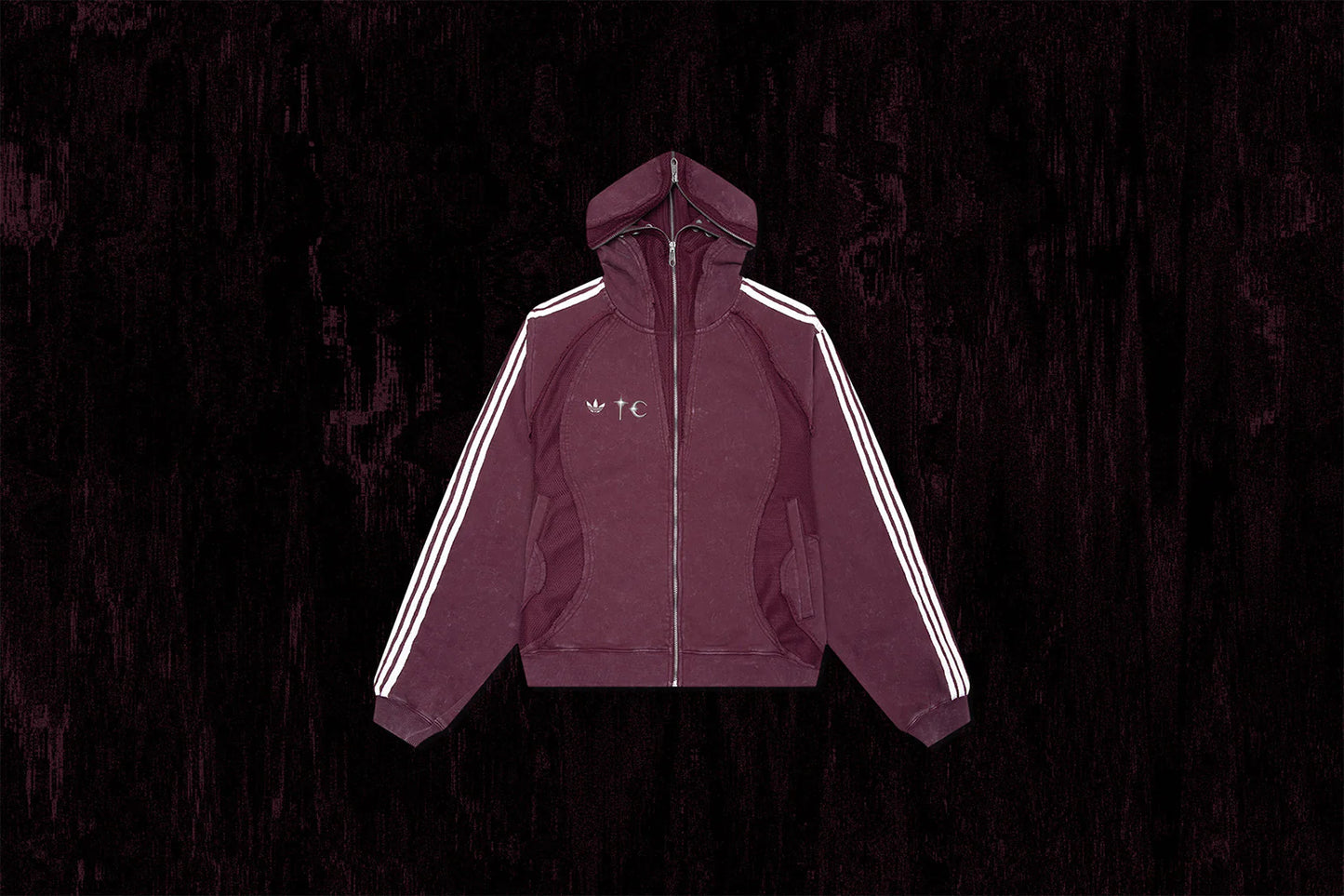Adidas x Thug Club TG Sweat Hoodie Maroon