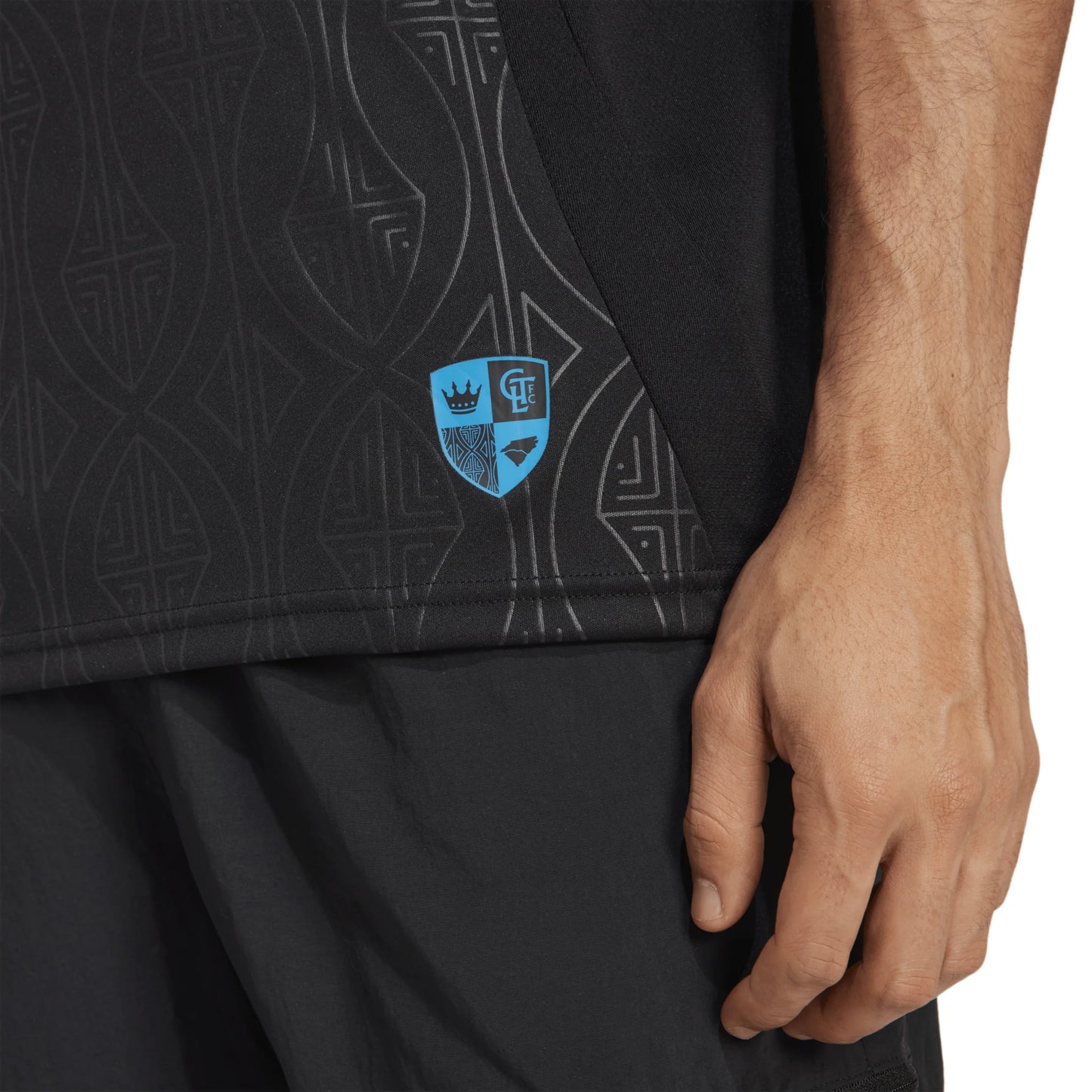 adidas Mens Charlotte FC Away Jersey 25 26 Black