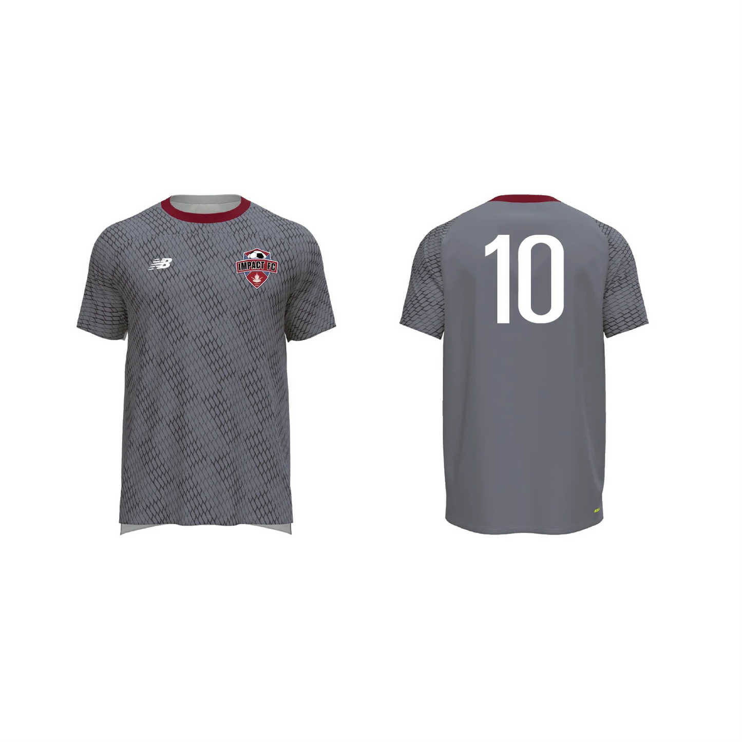IFC NB Net SS Goalkeeper Jersey Grey Red