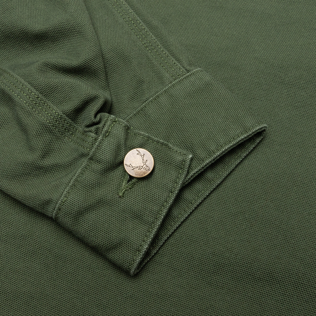 Cotton Canvas Coverall Moss Green