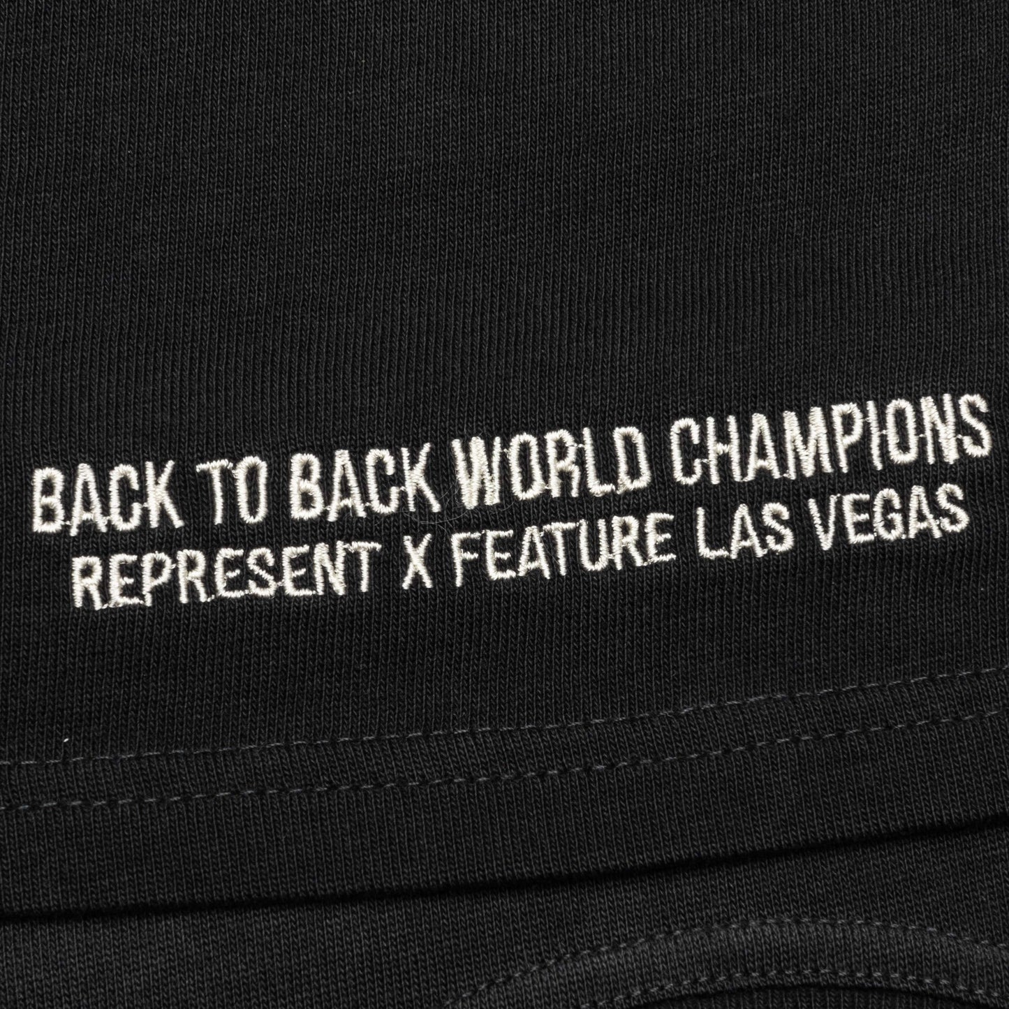 Feature x Represent Champions T Shirt Stained Black