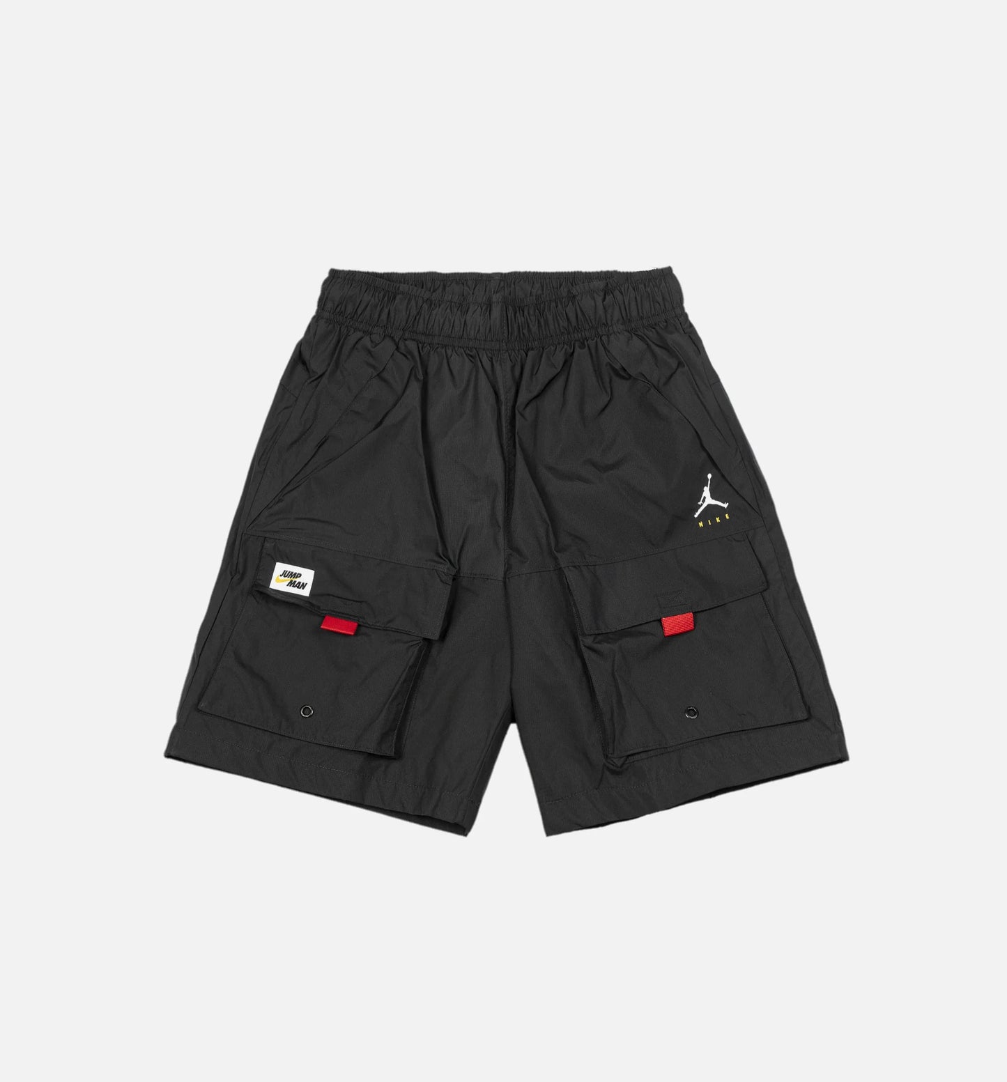 Jumpman Woven Shorts Mens Shorts Black Red