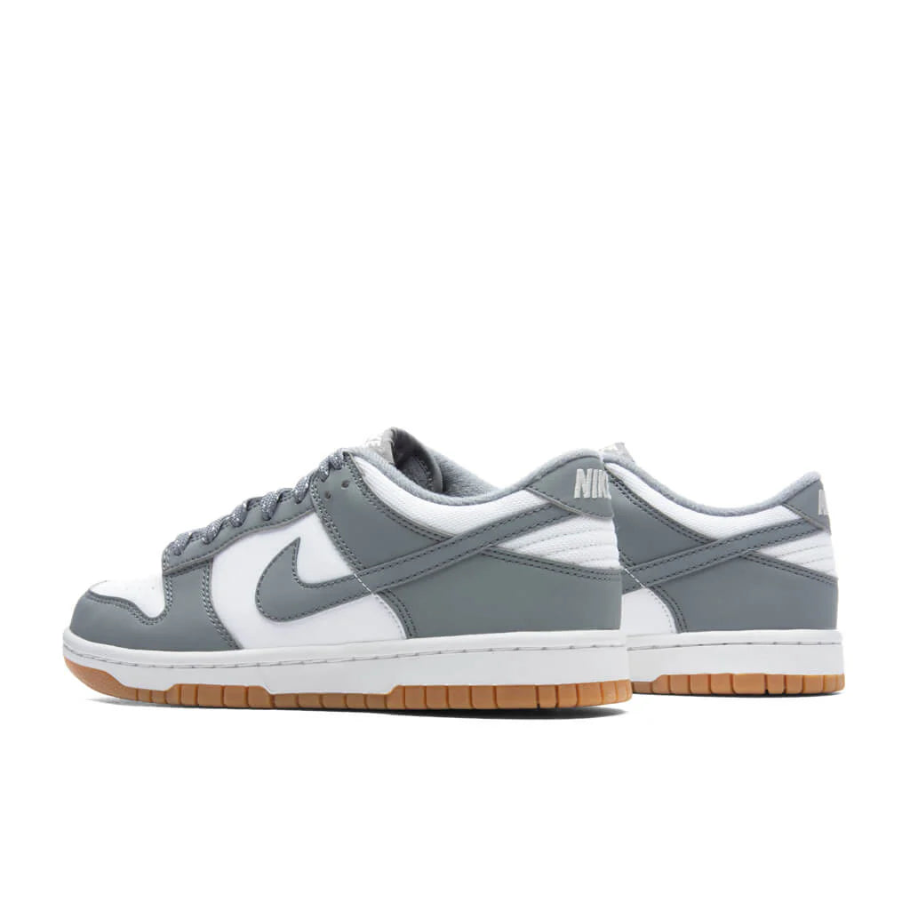 Dunk Low GS Reflective Grey White Smoke Grey Light Iron Ore