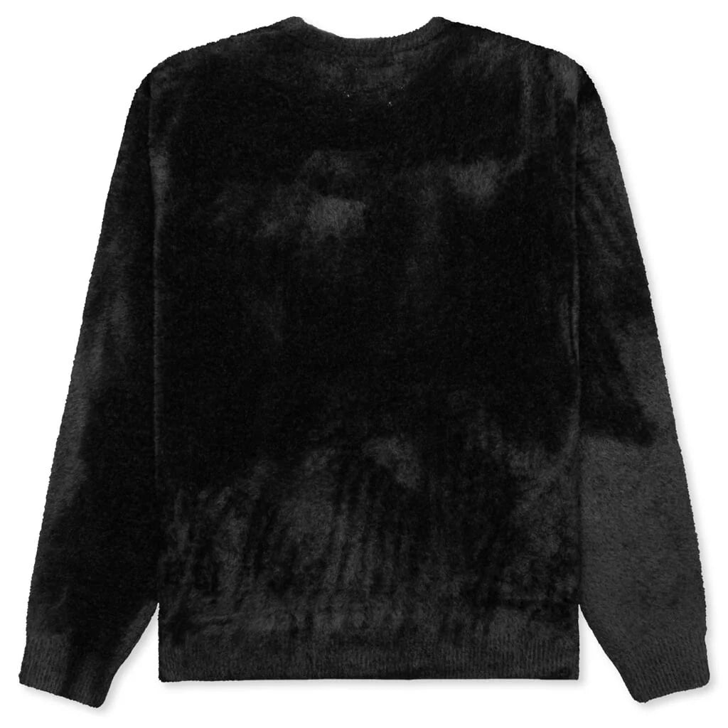 Fuzz L S Knit Black