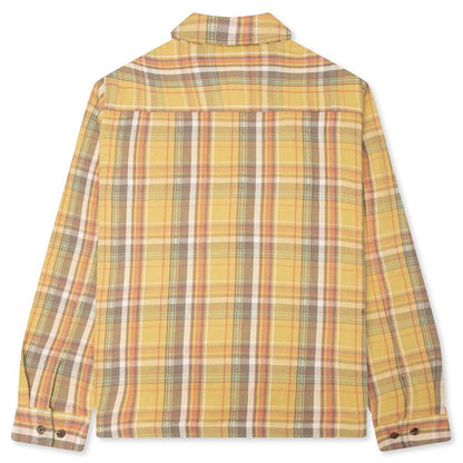 Rivington Zip Flannel Yellow