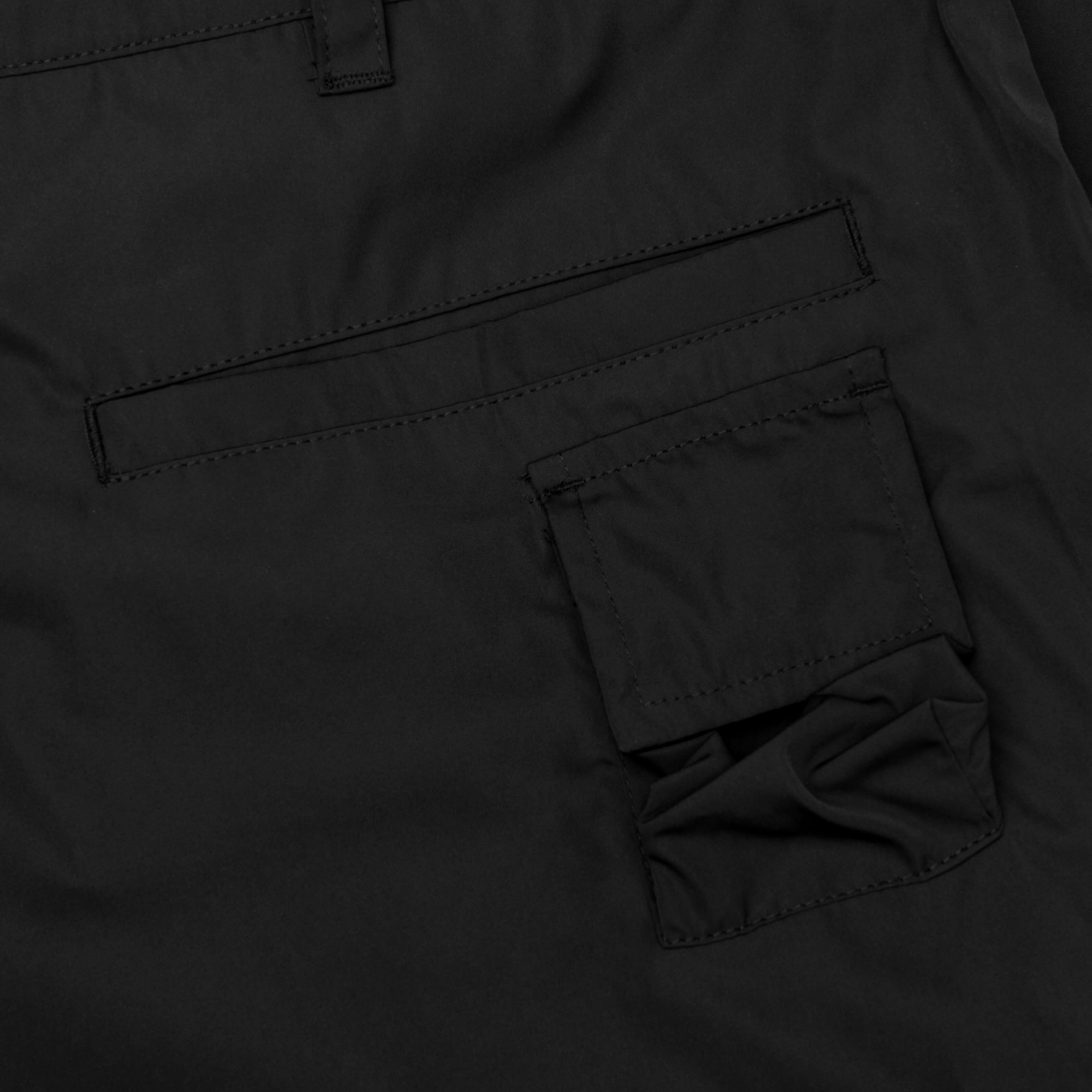 Simon Parachute Utility Pant Black