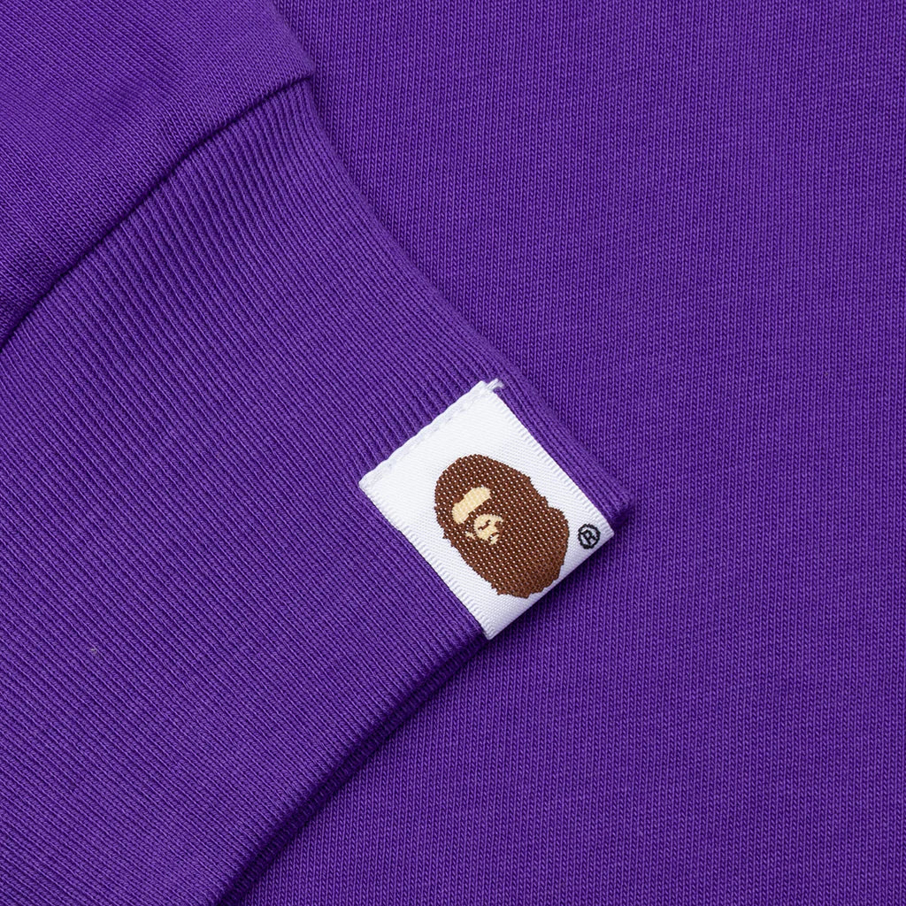 Marbling Camo Ape Head Relaxed Fit L S Tee Purple