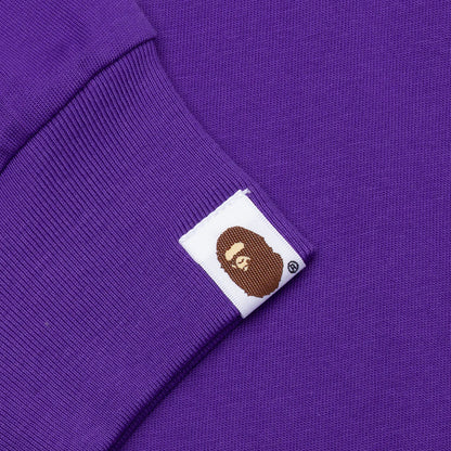 Marbling Camo Ape Head Relaxed Fit L S Tee Purple
