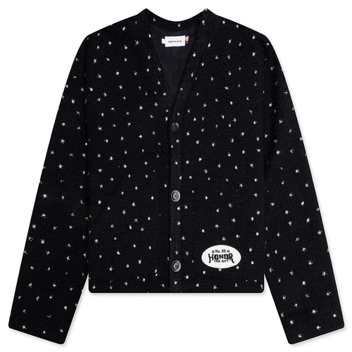 Beaded Cardigan Black