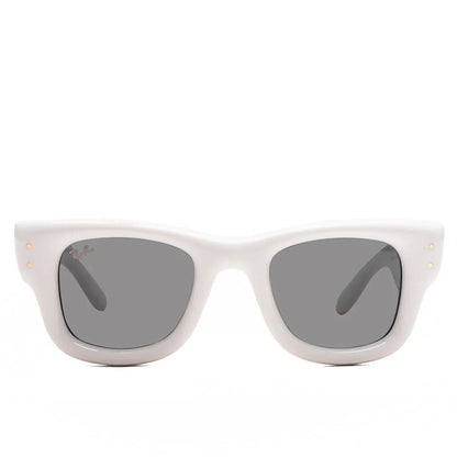 AAP Rocky x Ray Ban Wayfarer Puffer Polished White