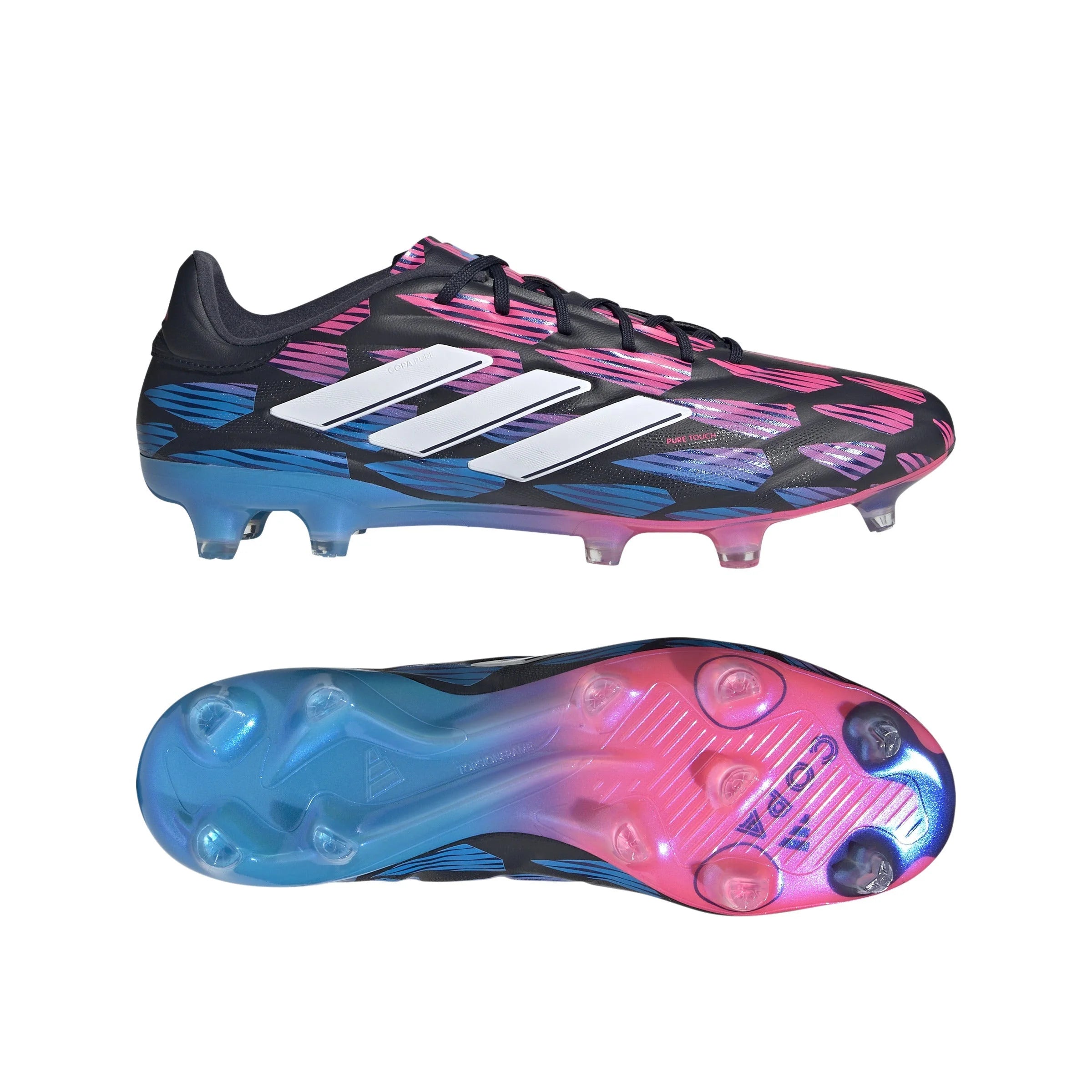 adidas Copa Pure 2 Elite FG Firm Ground Soccer Cleats Legend Ink White Solar Pink