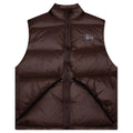 Micro Ripstop Down Vest Brown