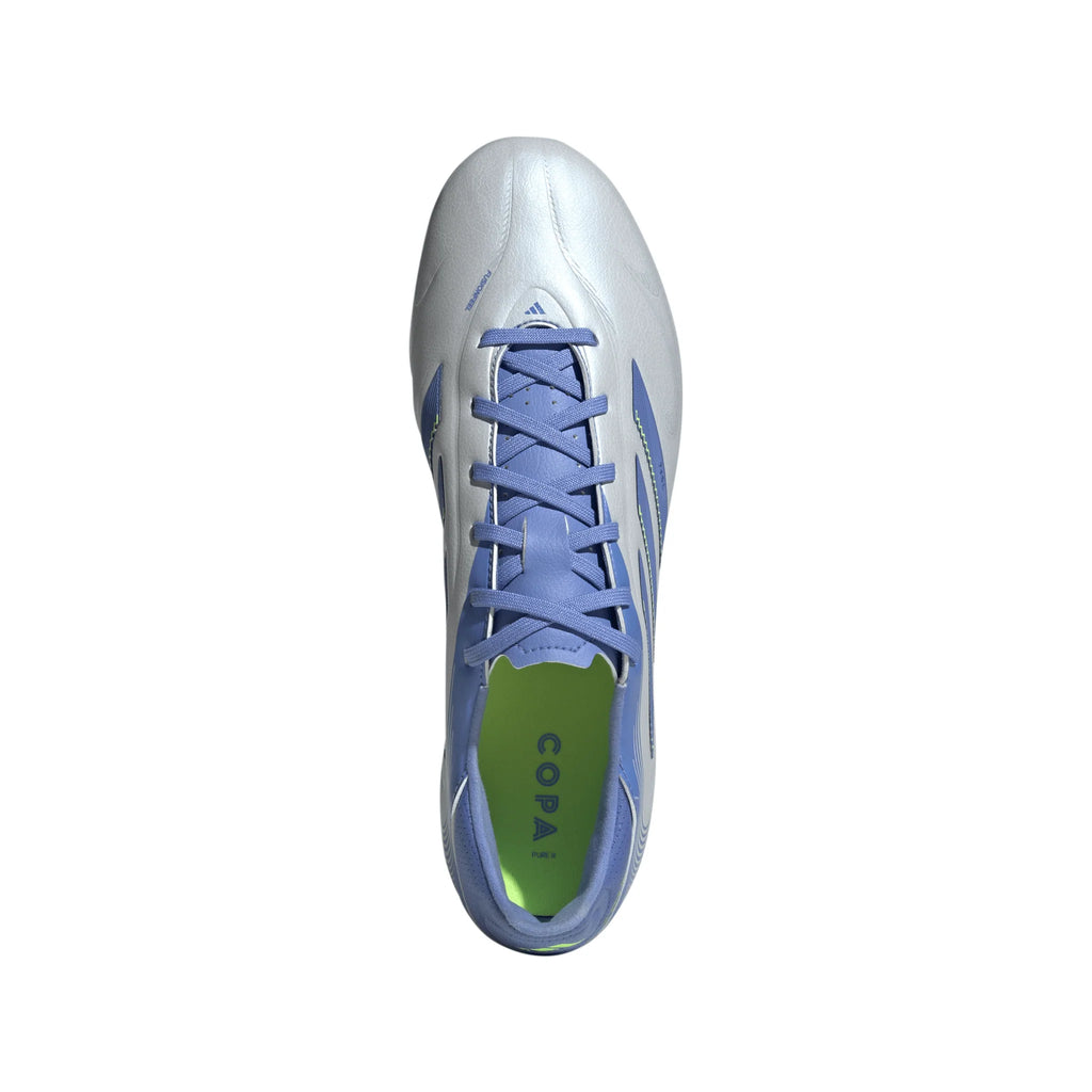 adidas Copa Pure 3 League Firm Multi Ground Soccer Cleats Halo Blue Blue Fusion Lucid Lemon