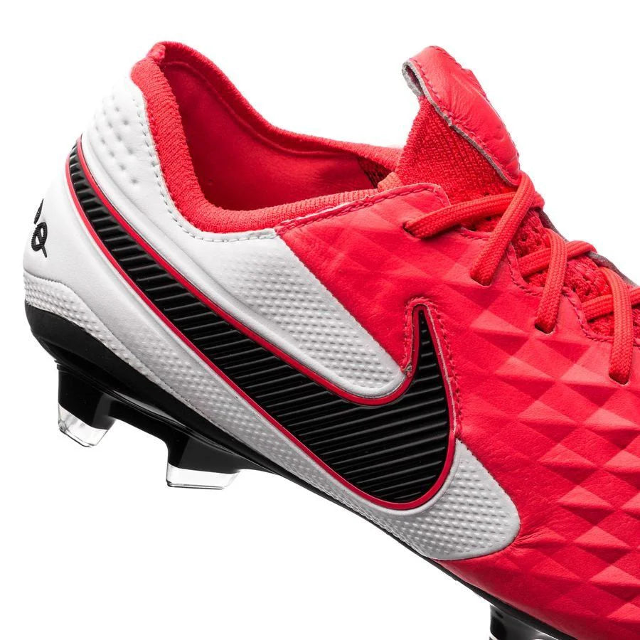 Nike Legend 8 Elite FG Firm Ground Soccer Cleats Crimson Black White