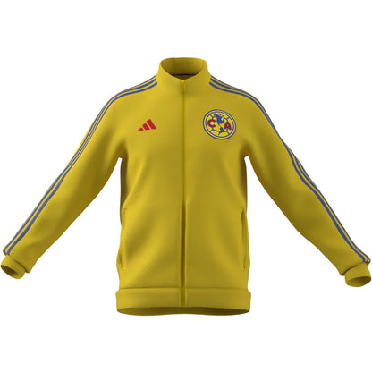 adidas Club America DNA Track Top Mens Soccer Jacket Yellow
