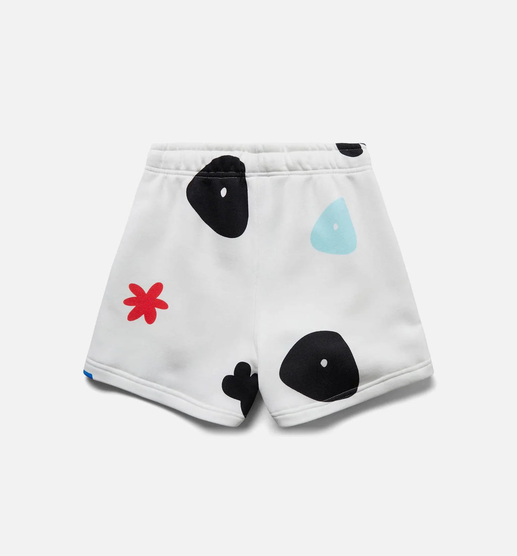 Artist Series by Mia Lee Flight Fleece Womens Shorts White