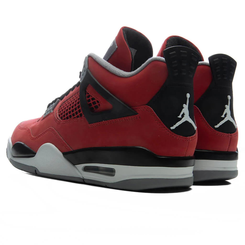 Air Jordan 4 Retro Toro Bravo Fire Red White Black Cement Grey