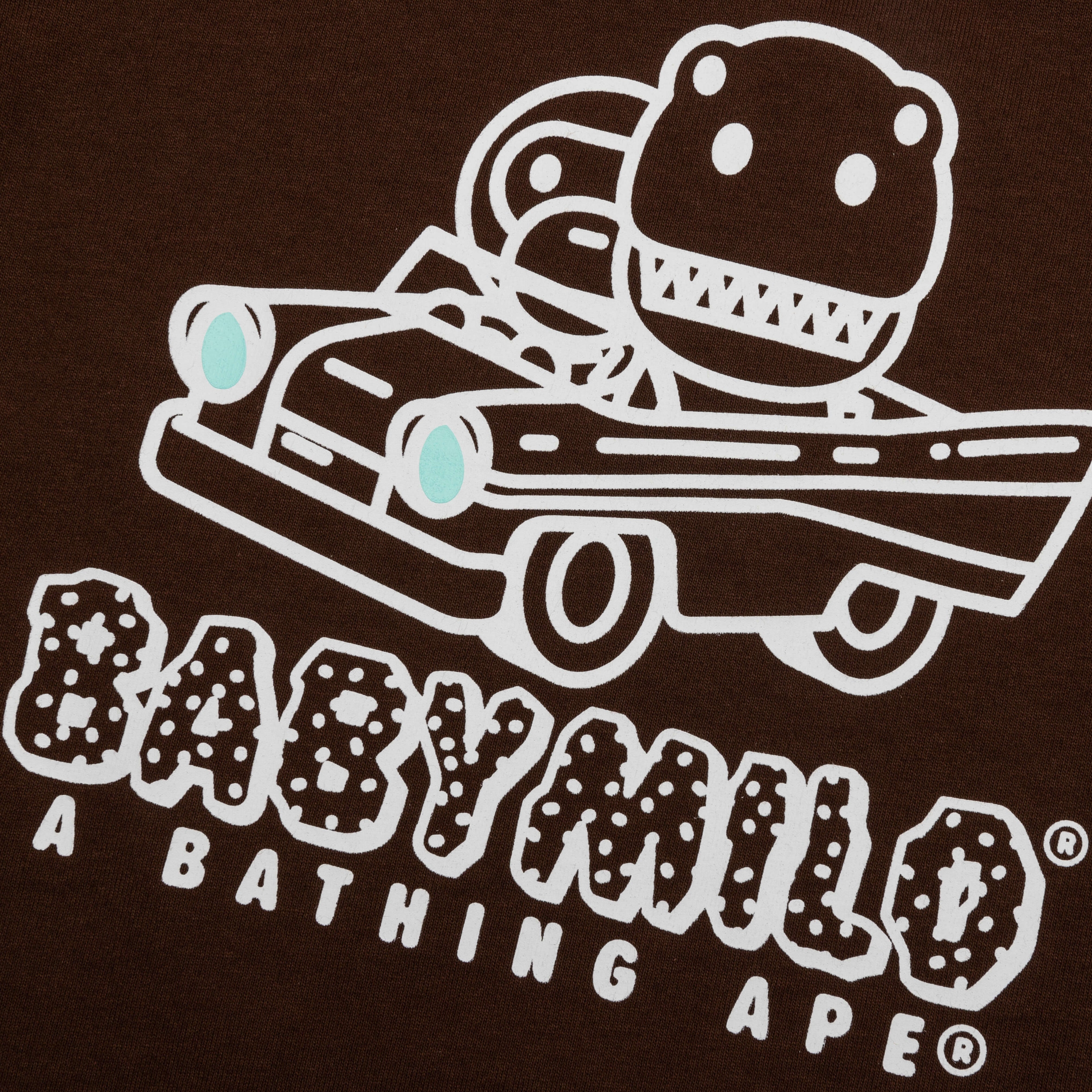 Kids Milo Dinosaurs Reflector Print Tee Brown