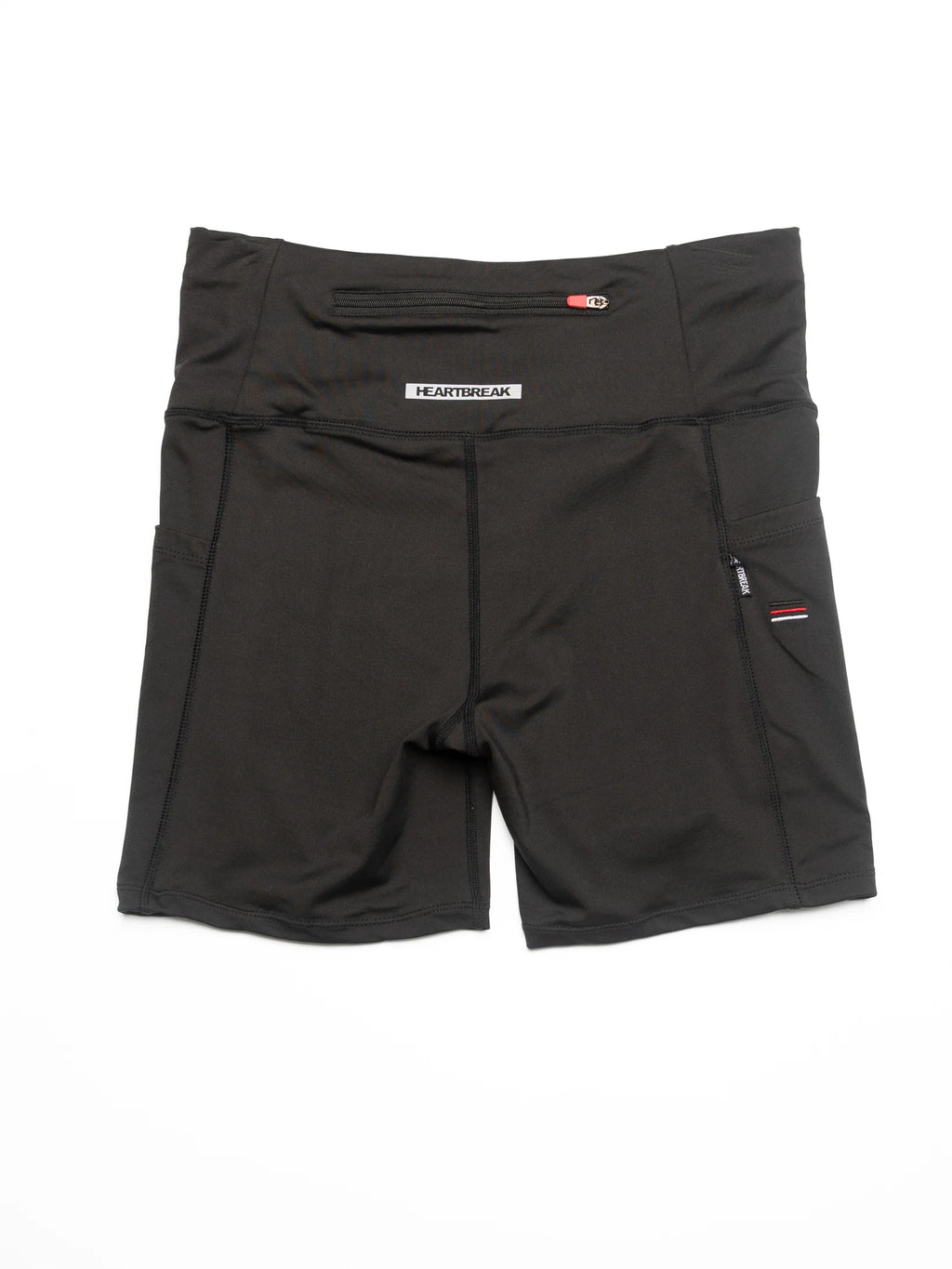 Heartbreak Womens Triple Pocket 5 Running Shorts