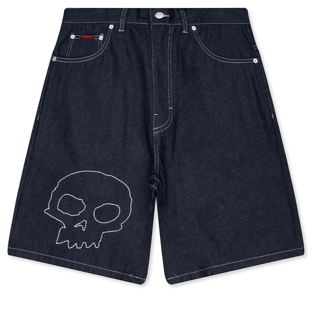 Pleasures x Zero Skull Jorts Raw