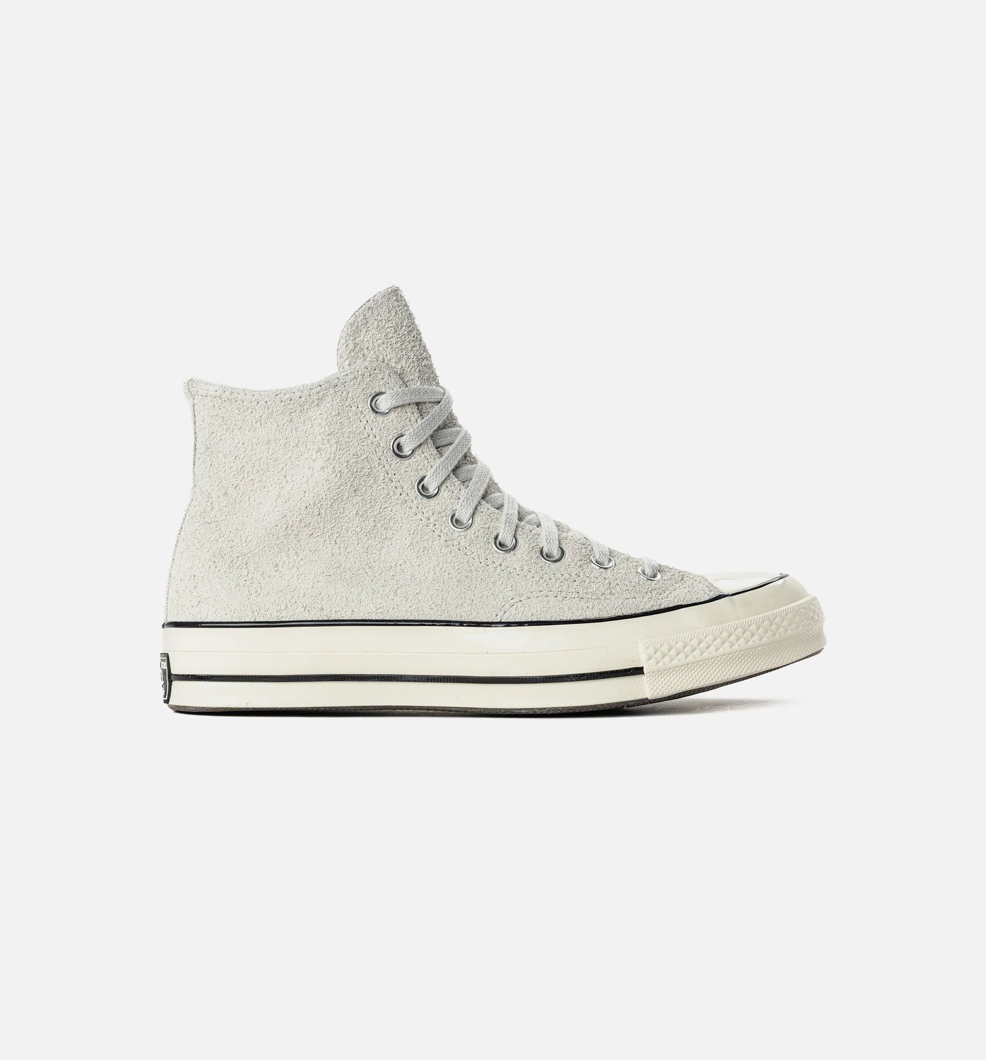 Chuck 70 Suede High Top Mens Lifestyle Shoe Egret Black