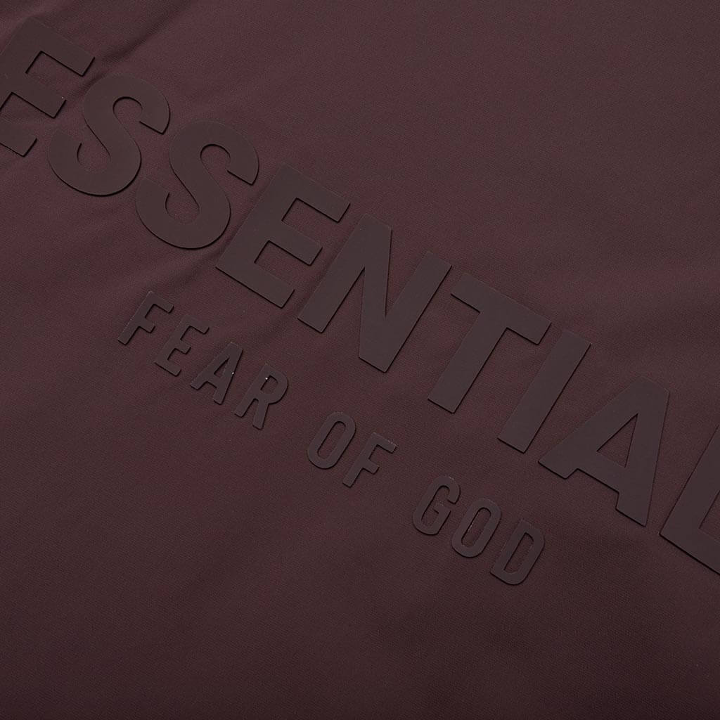 Nylon Filled Shirt Jacket Plum