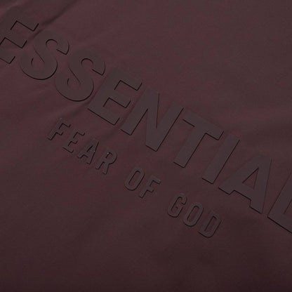 Nylon Filled Shirt Jacket Plum