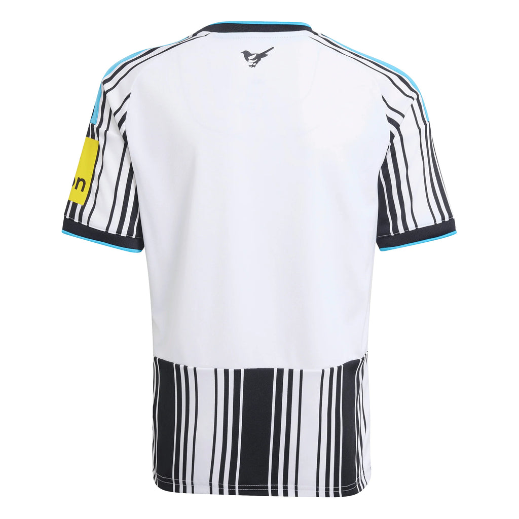 adidas Newcastle United FC Home Youth Soccer Jersey 26 27 White Black