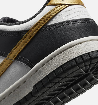 Dunk Low Grade School Lifestyle Shoe Summit White Anthracite Metallic Gold